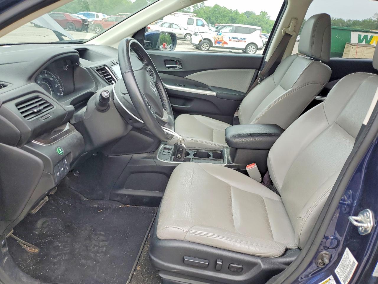 2015 Honda Cr-v Touring Синий vin: 5J6RM4H96FL120814