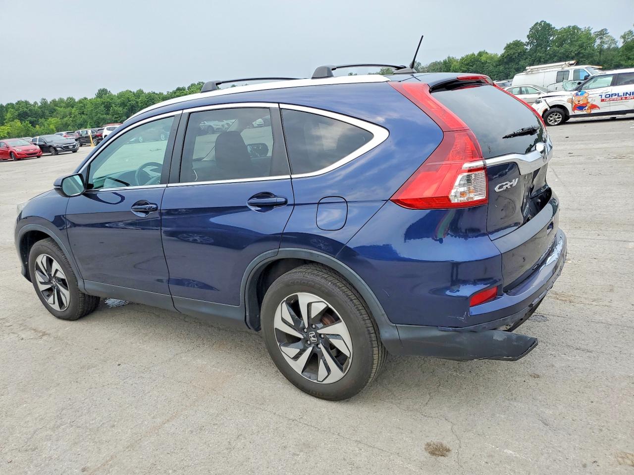 2015 Honda Cr-v Touring Синий vin: 5J6RM4H96FL120814
