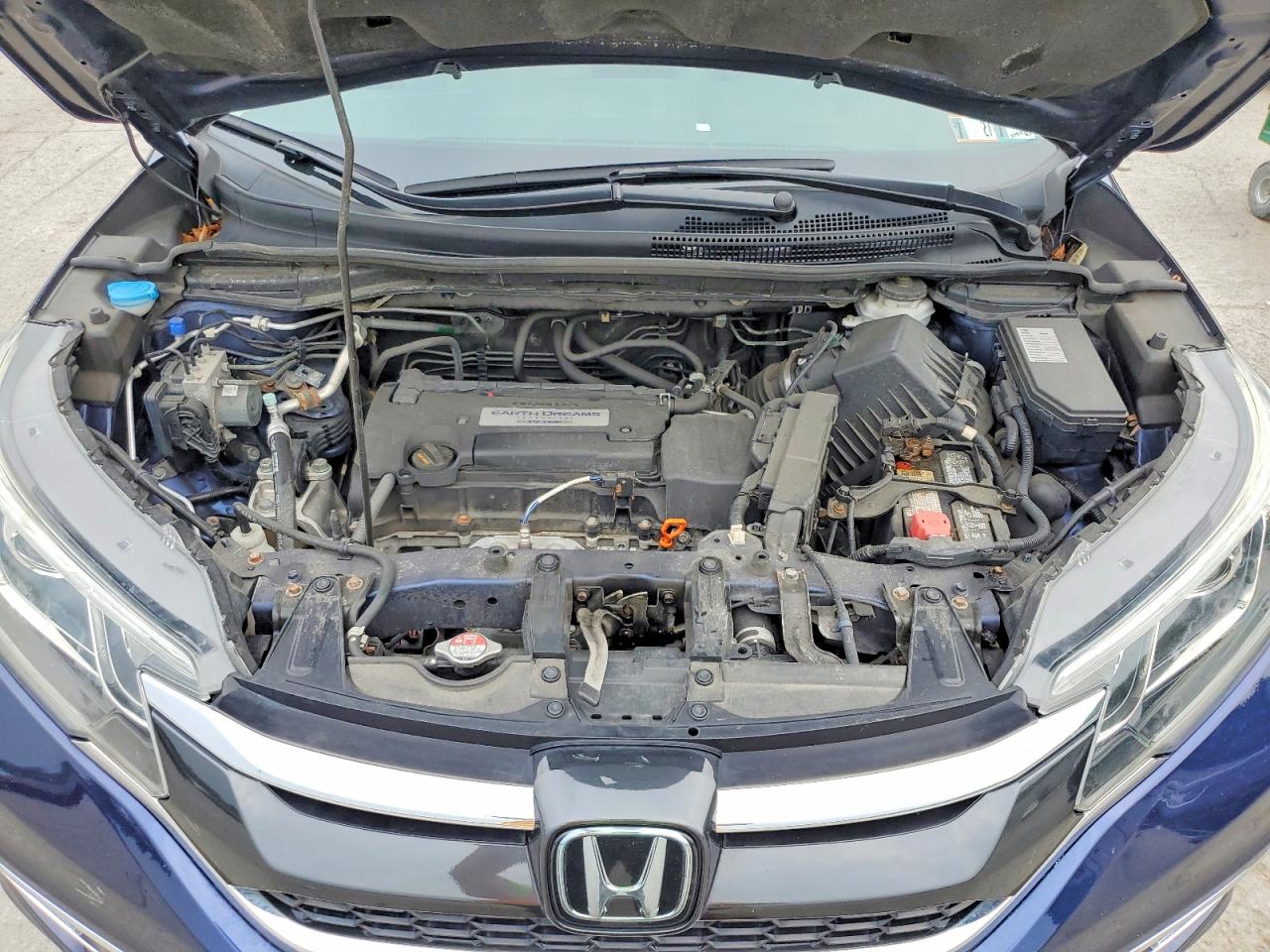 2015 Honda Cr-v Touring Синий vin: 5J6RM4H96FL120814