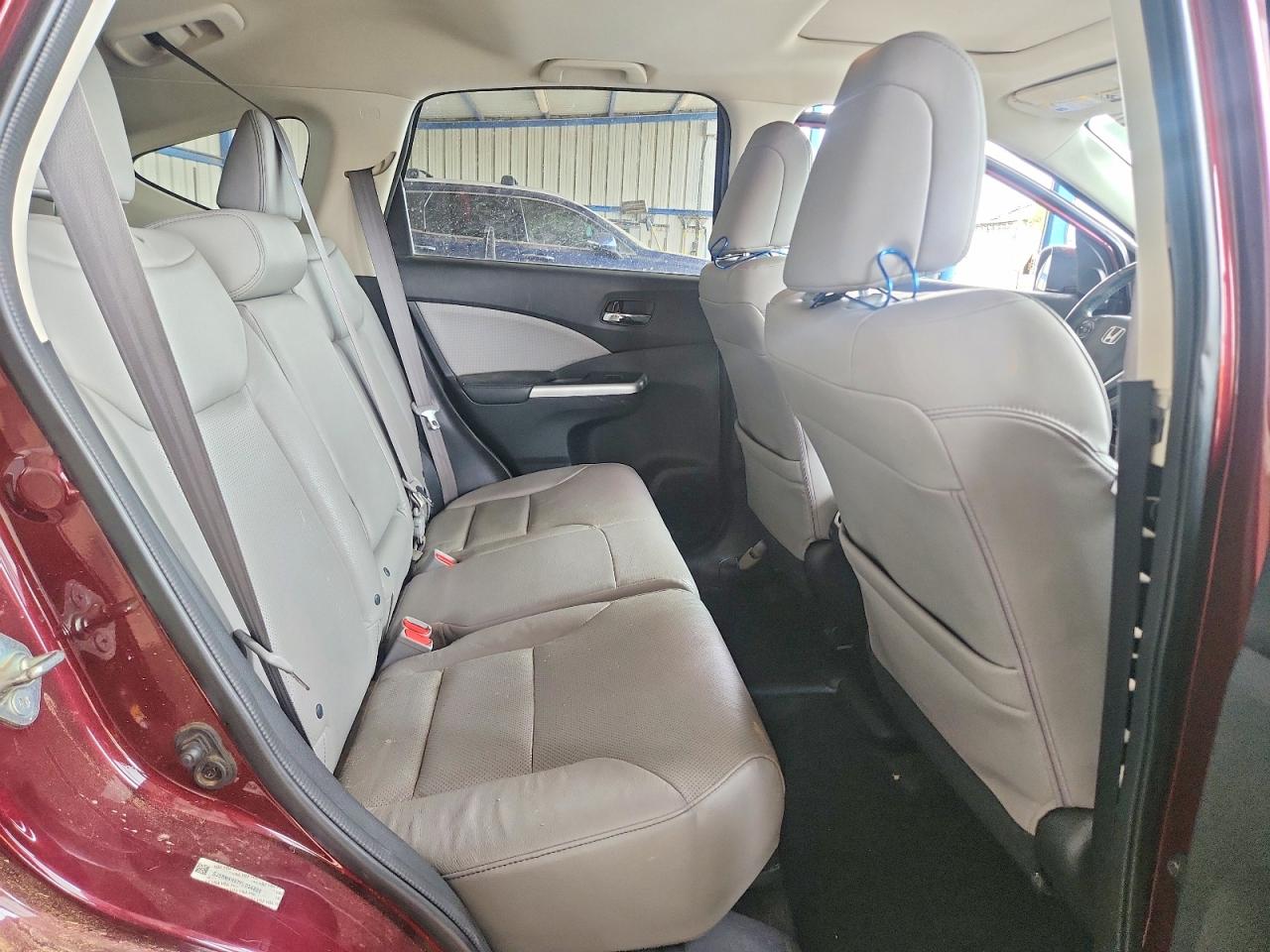 2015 Honda Cr-v Touring Red vin: 5J6RM4H97FL034850