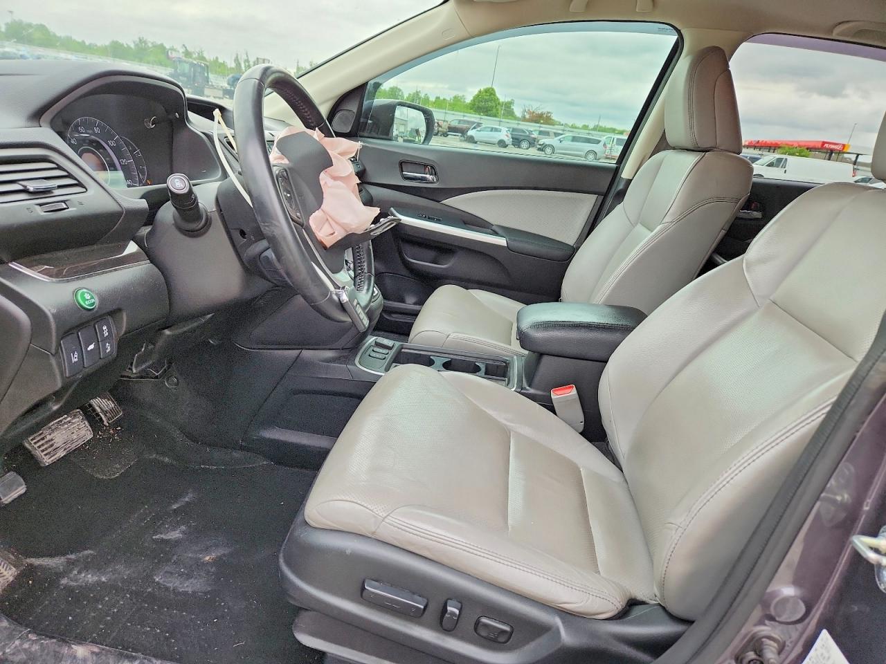 2015 Honda Cr-v Touring Серый vin: 5J6RM4H97FL064818