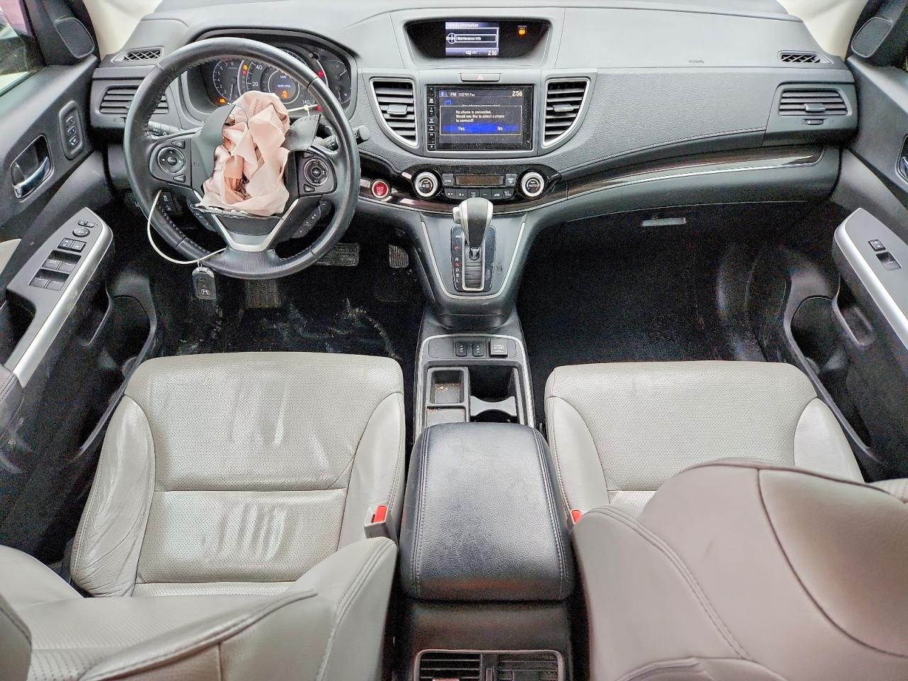 2015 Honda Cr-v Touring Серый vin: 5J6RM4H97FL064818