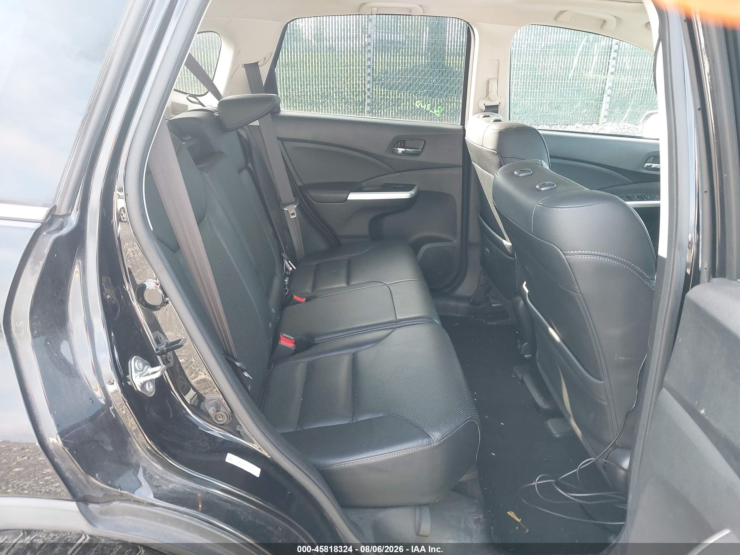 2015 Honda Cr-v Touring Black vin: 5J6RM4H97FL072708