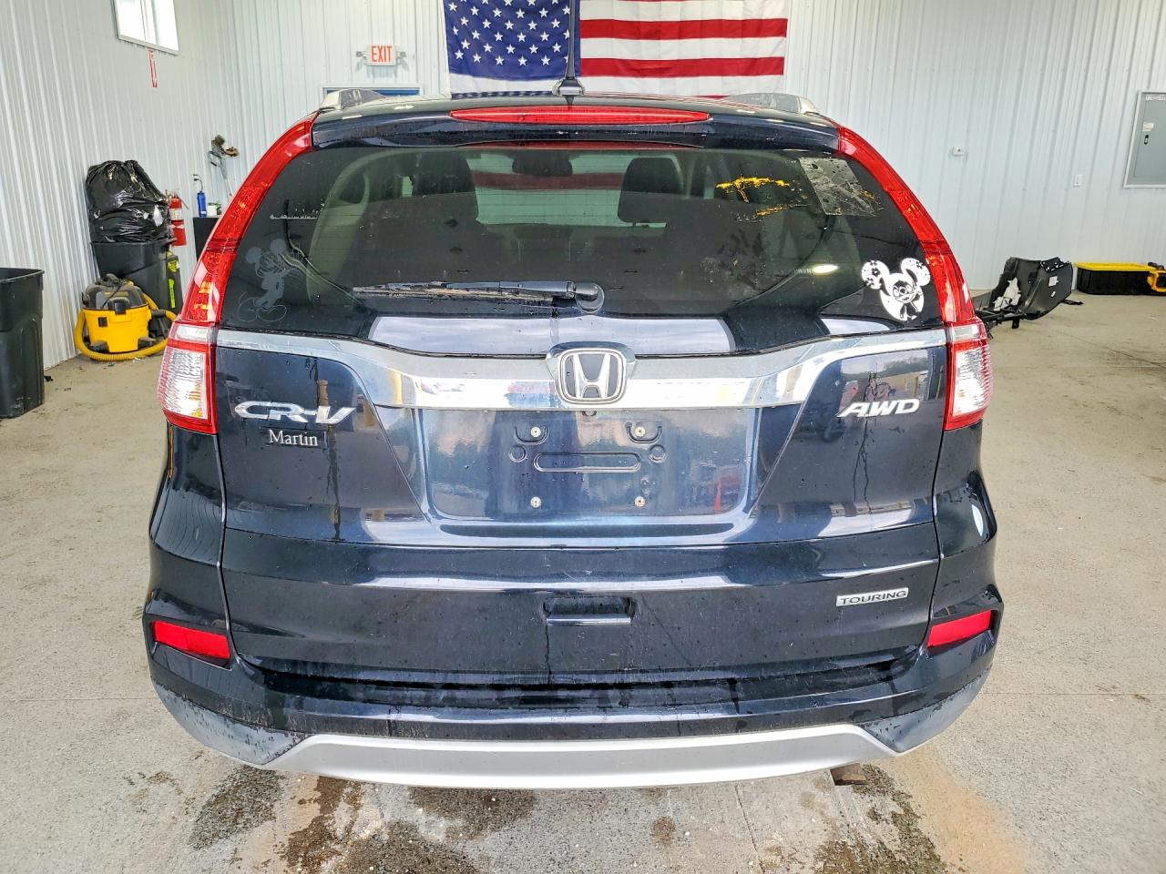 2015 Honda Cr-v Touring Black vin: 5J6RM4H97FL127299