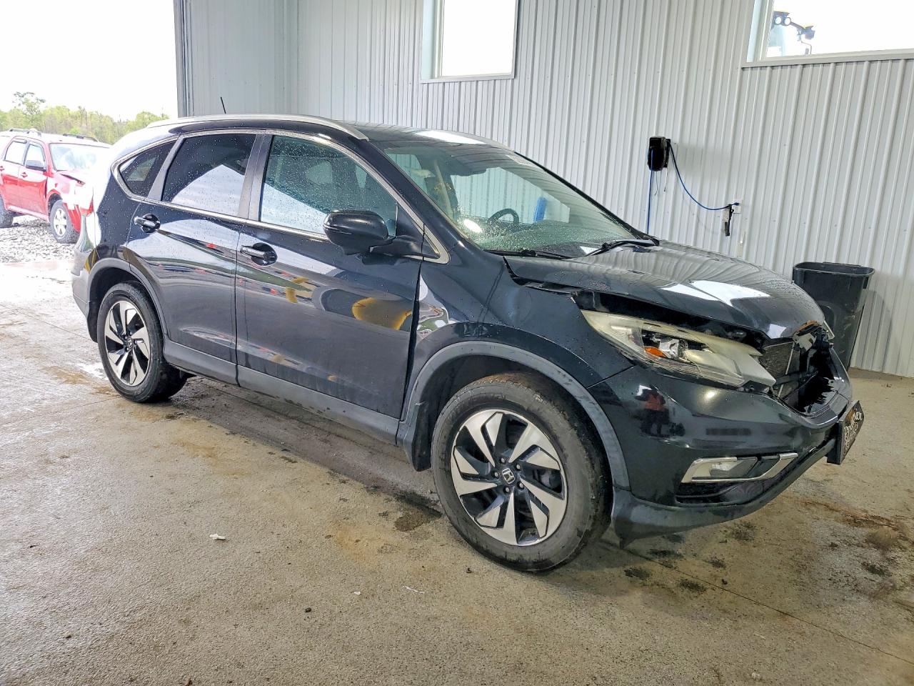 2015 Honda Cr-v Touring Black vin: 5J6RM4H97FL127299