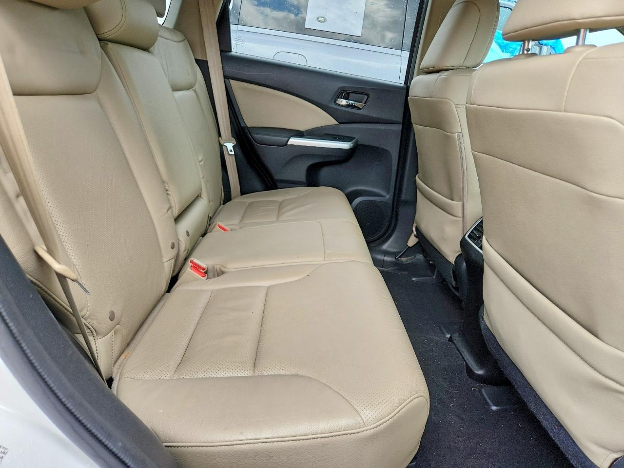2015 Honda Cr-v Touring White vin: 5J6RM4H97FL128050