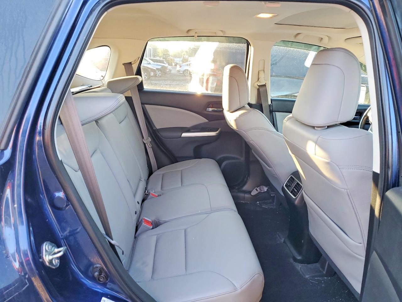 2015 Honda Cr-v Touring Blue vin: 5J6RM4H98FL035974