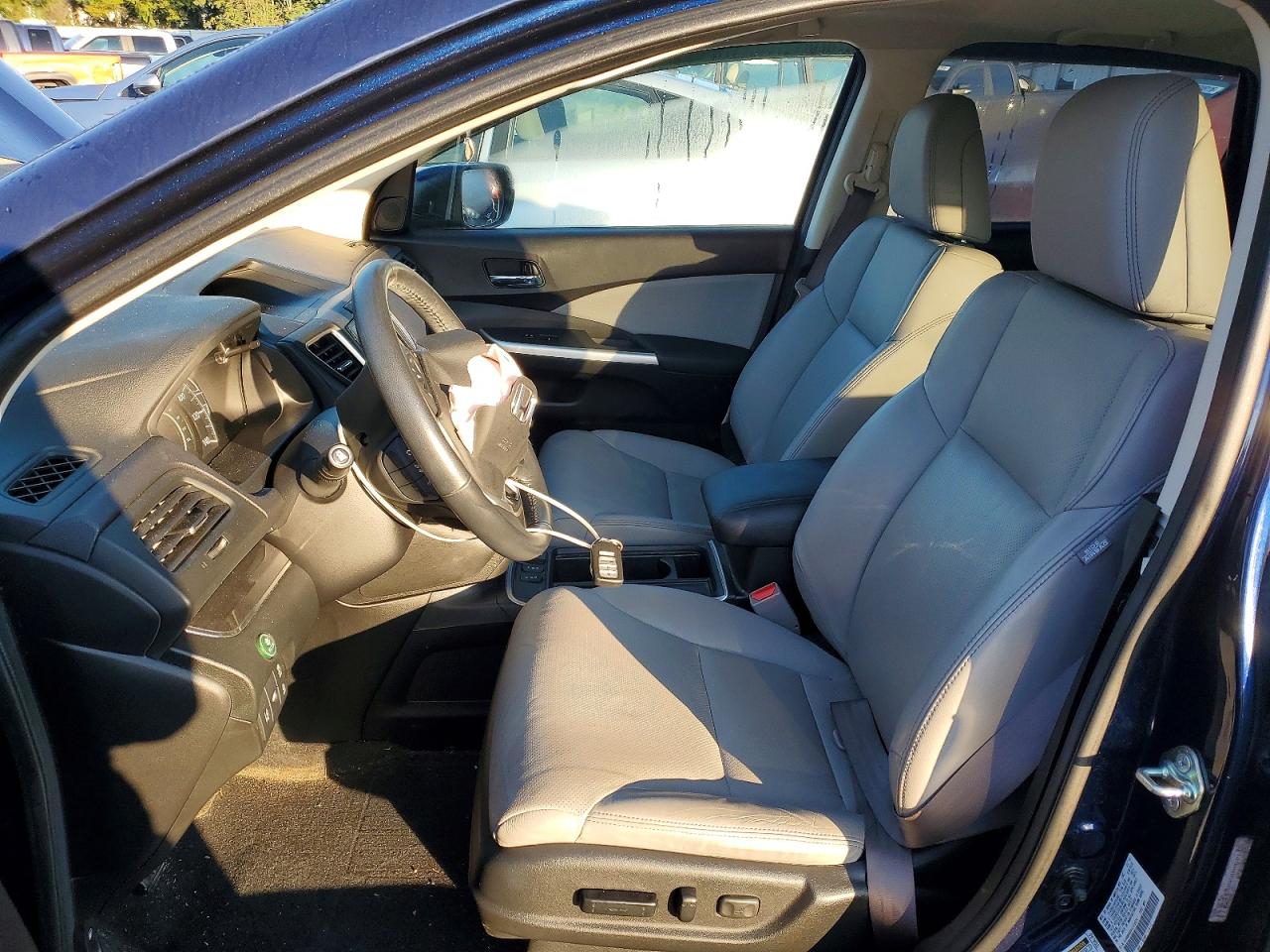 2015 Honda Cr-v Touring Blue vin: 5J6RM4H98FL035974