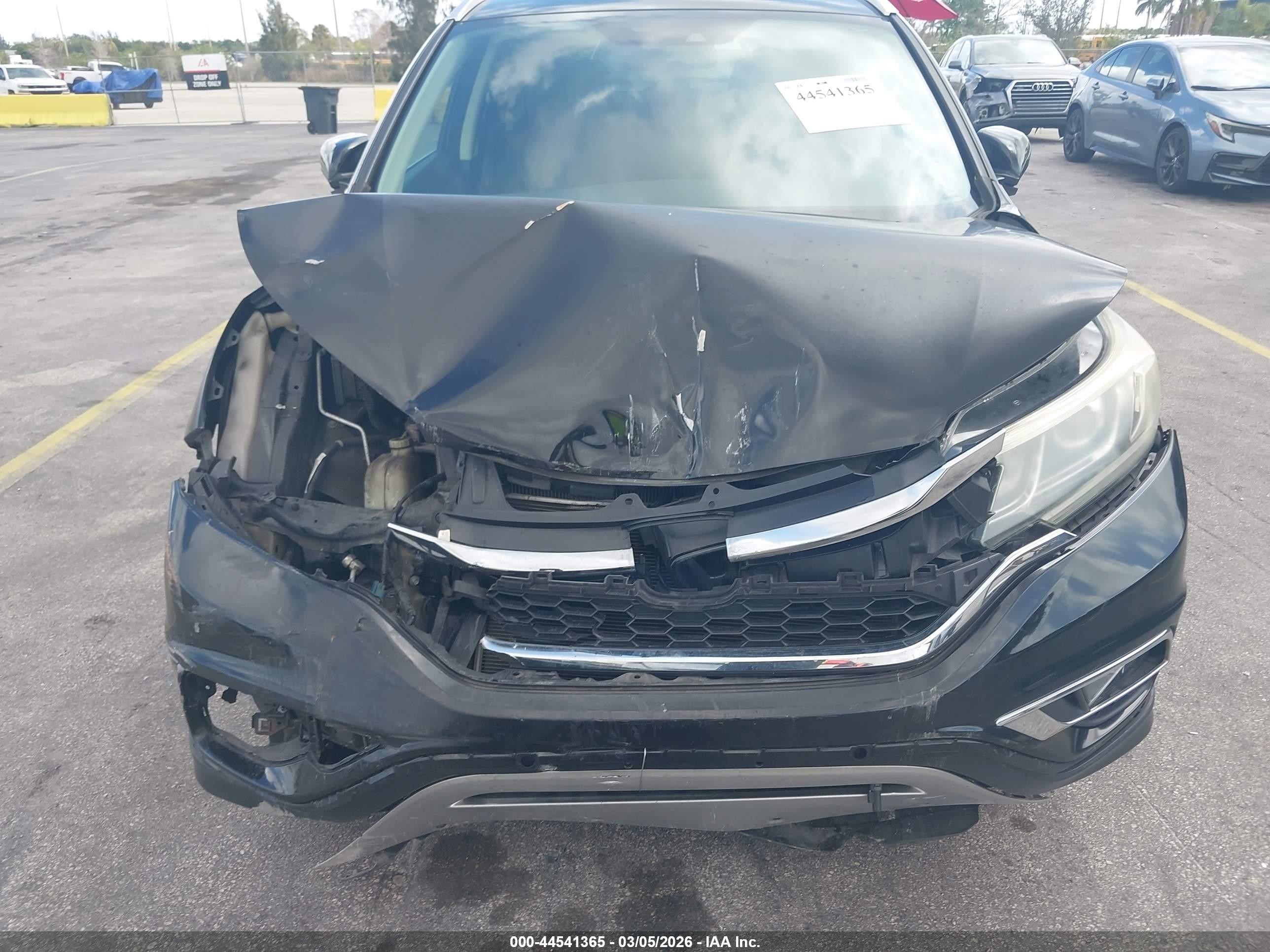 2015 Honda Cr-v Touring Black vin: 5J6RM4H98FL079022