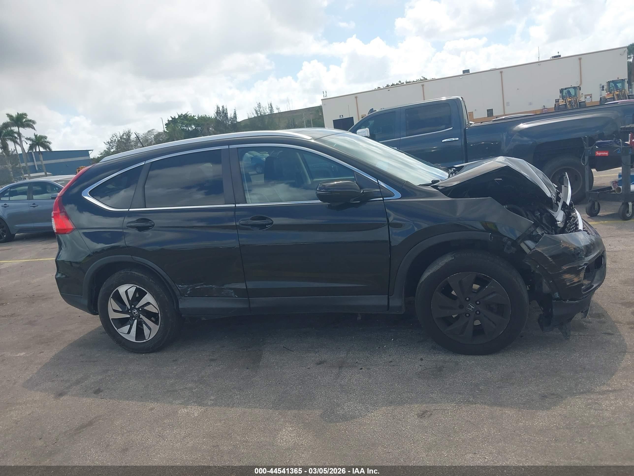 2015 Honda Cr-v Touring Black vin: 5J6RM4H98FL079022