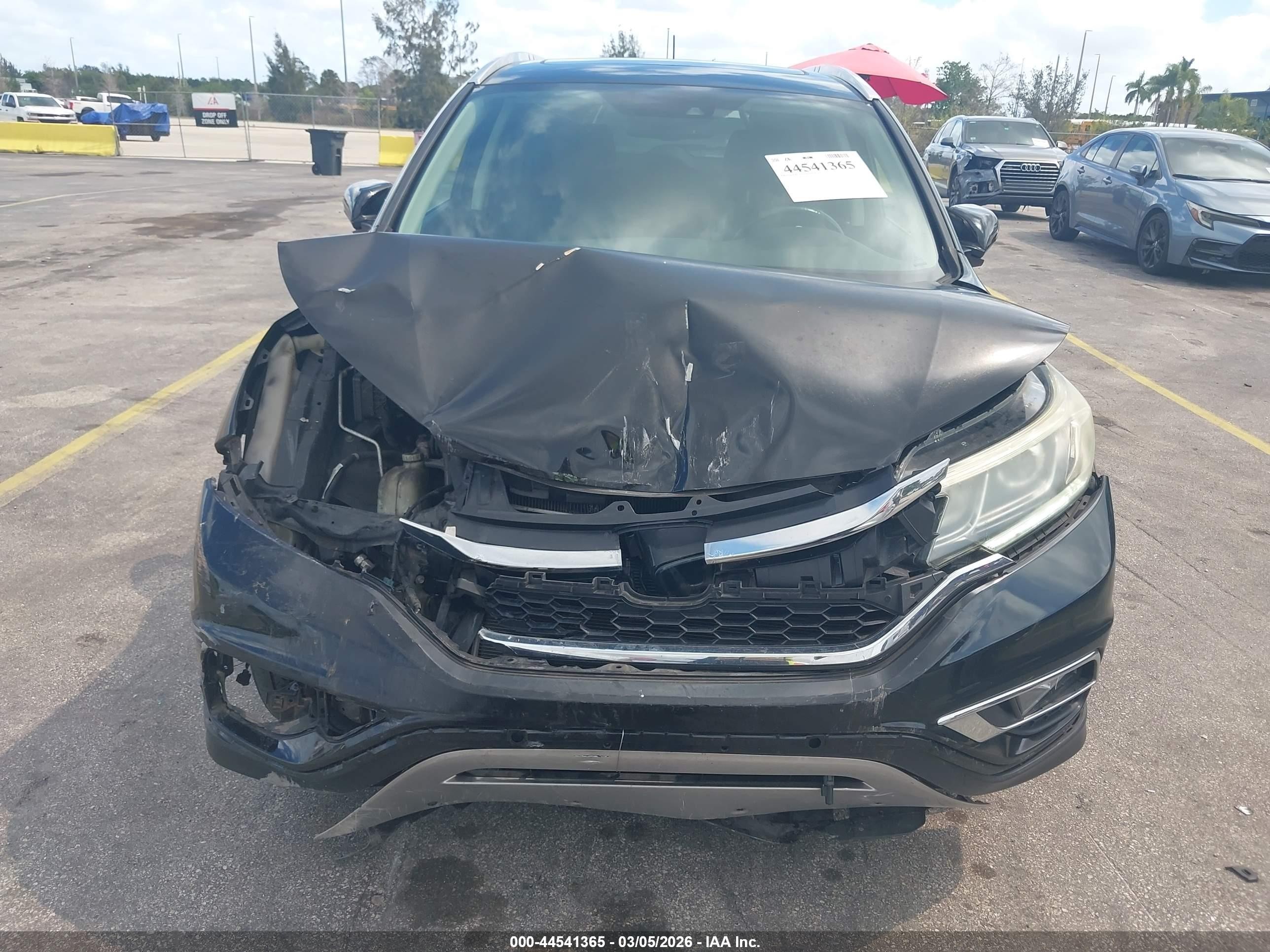 2015 Honda Cr-v Touring Black vin: 5J6RM4H98FL079022