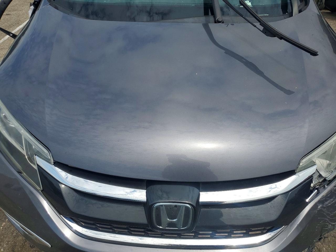 2015 Honda Cr-v Touring Gray vin: 5J6RM4H98FL086391