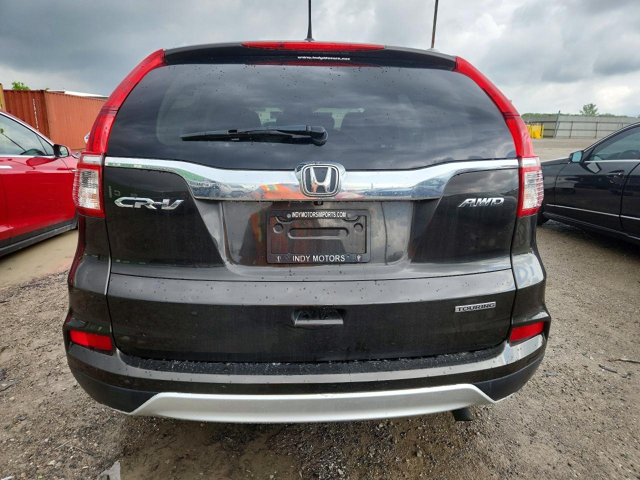 2015 Honda Cr-v Touring Black vin: 5J6RM4H98FL097181