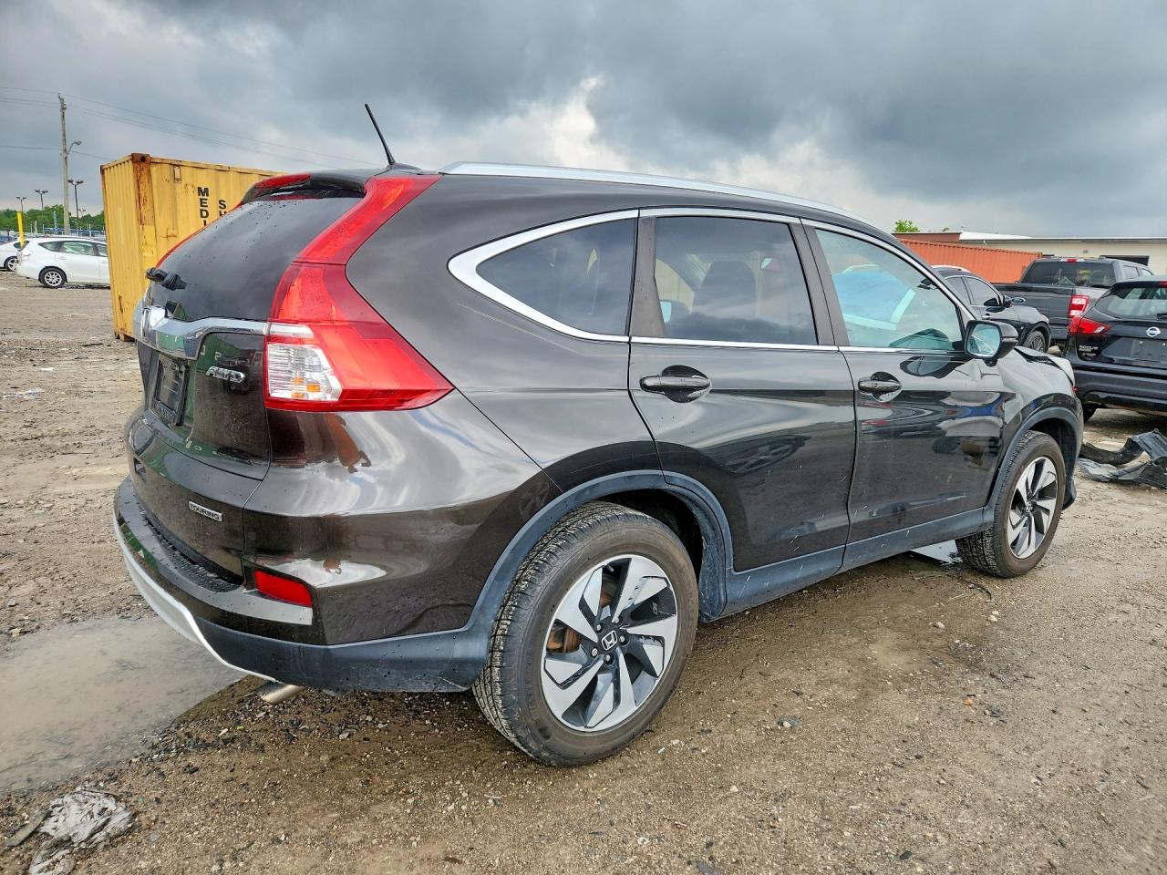 2015 Honda Cr-v Touring Black vin: 5J6RM4H98FL097181