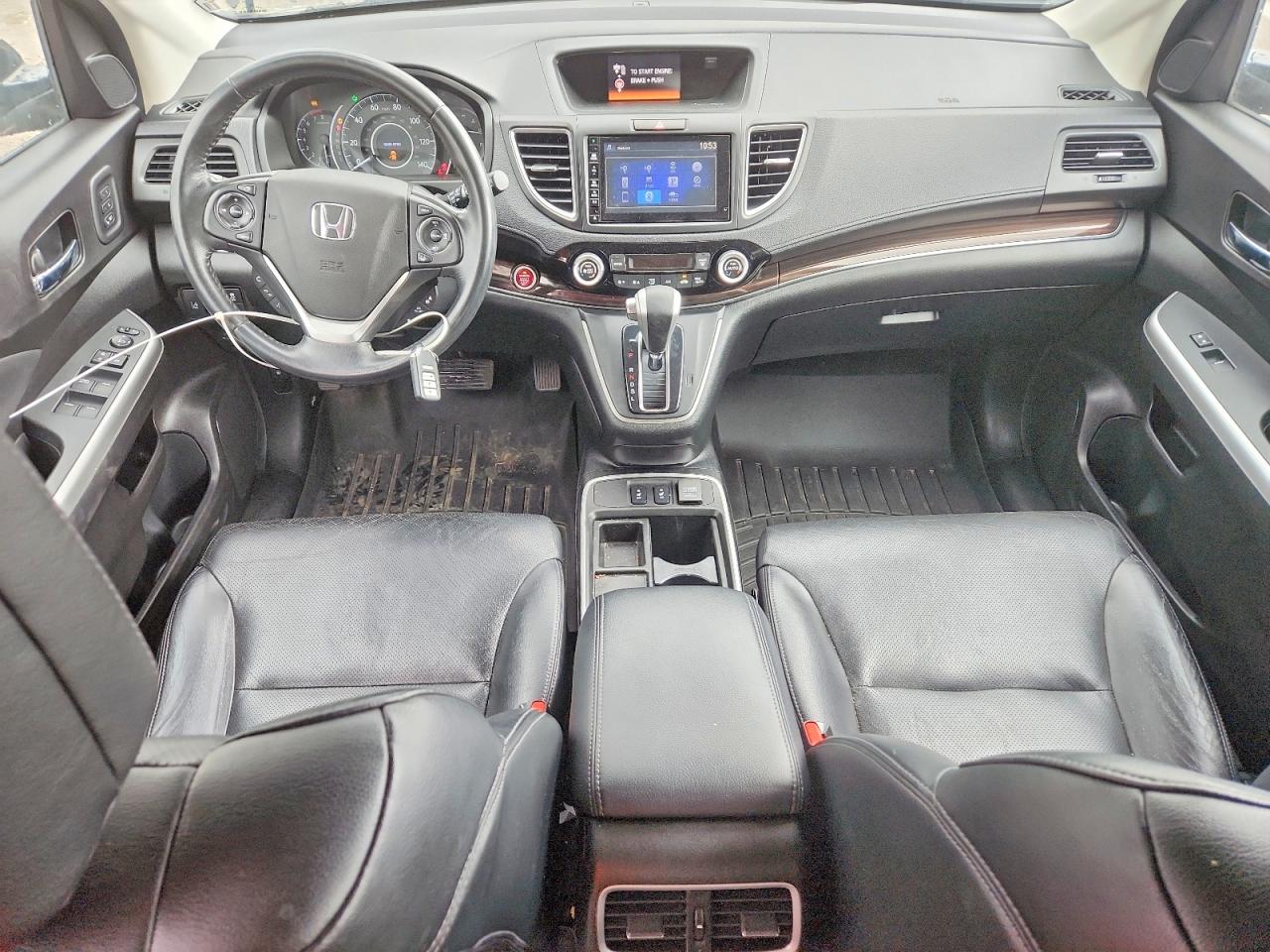 2015 Honda Cr-v Touring Black vin: 5J6RM4H98FL097181
