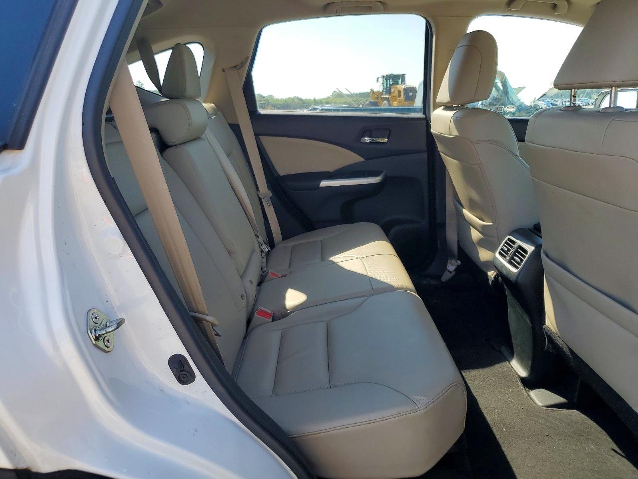 2016 Honda Cr-v Touring White vin: 5J6RM4H98GL118774