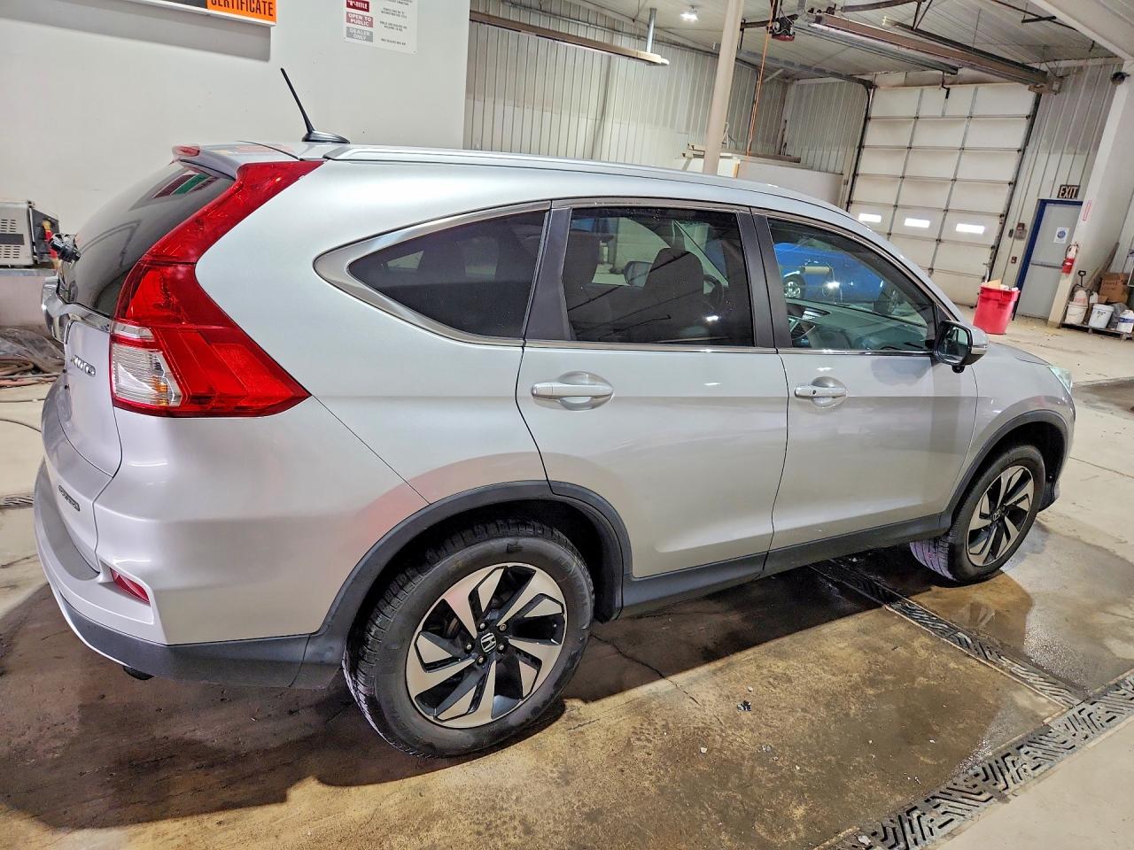 2015 Honda Cr-v Touring Silver vin: 5J6RM4H99FL076226