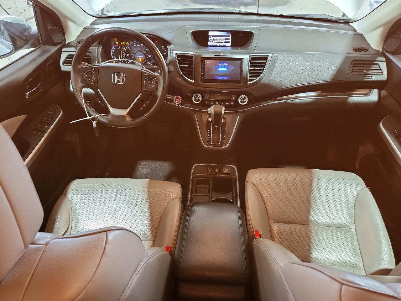 2015 Honda Cr-v Touring Silver vin: 5J6RM4H99FL076226