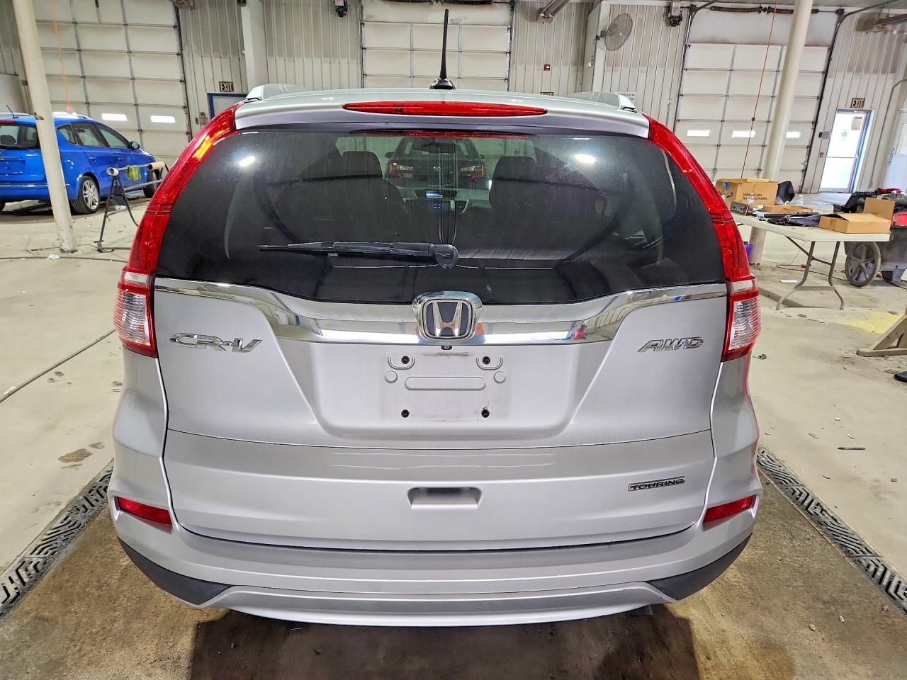 2015 Honda Cr-v Touring Silver vin: 5J6RM4H99FL076226