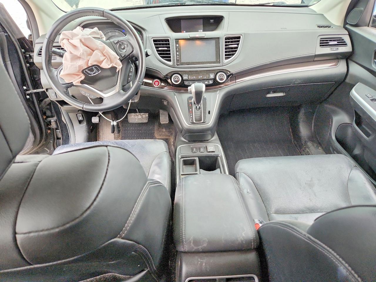 2015 Honda Cr-v Touring Black vin: 5J6RM4H99FL127255