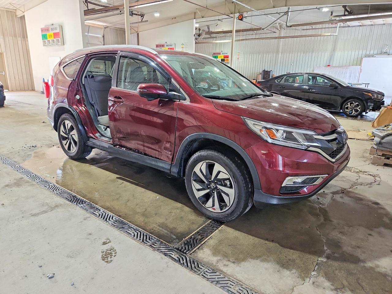 2015 Honda Cr-v Touring Бордовый vin: 5J6RM4H99FL132391