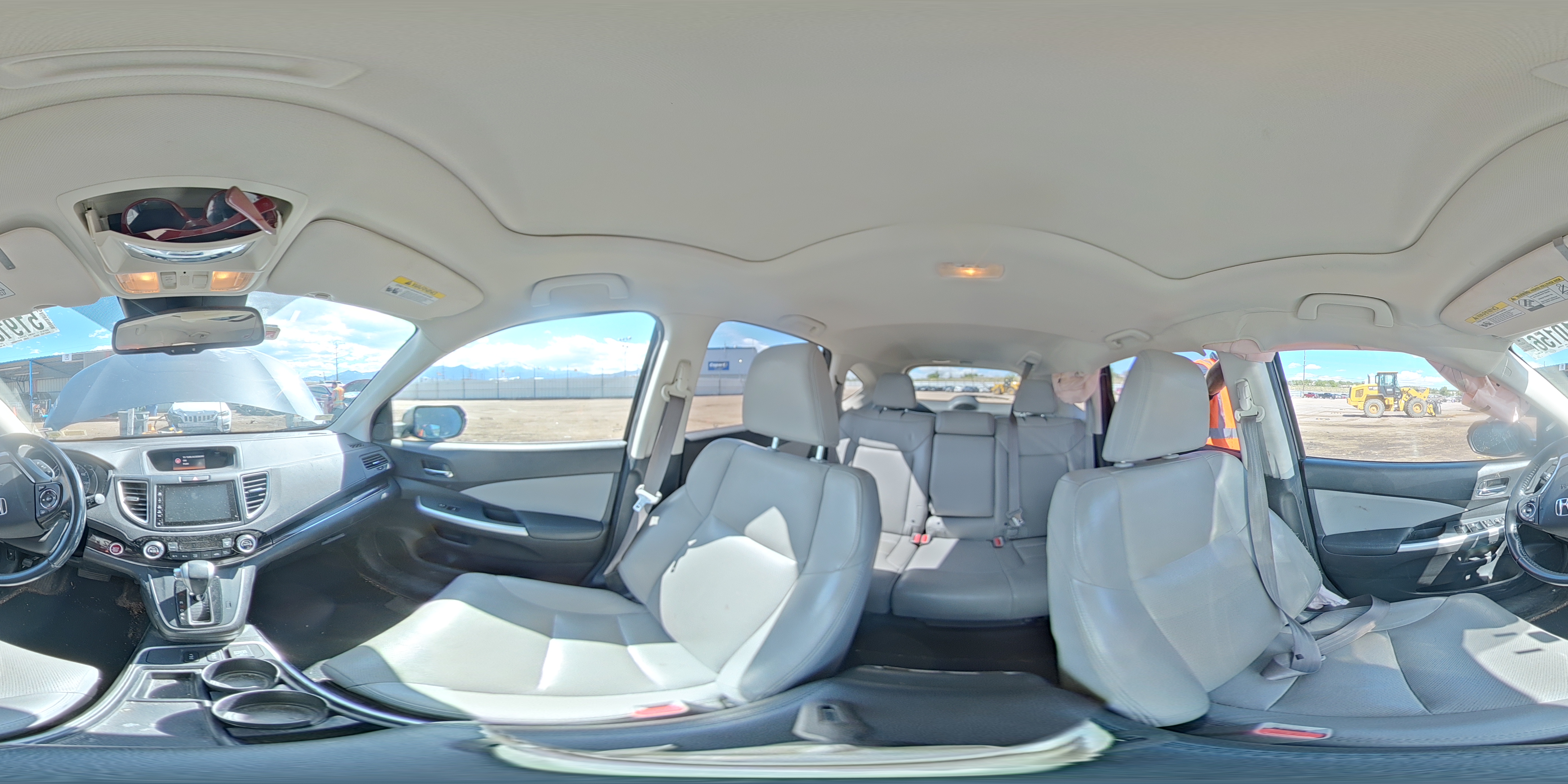 2015 Honda Cr-v Touring Charcoal vin: 5J6RM4H9XFL046815