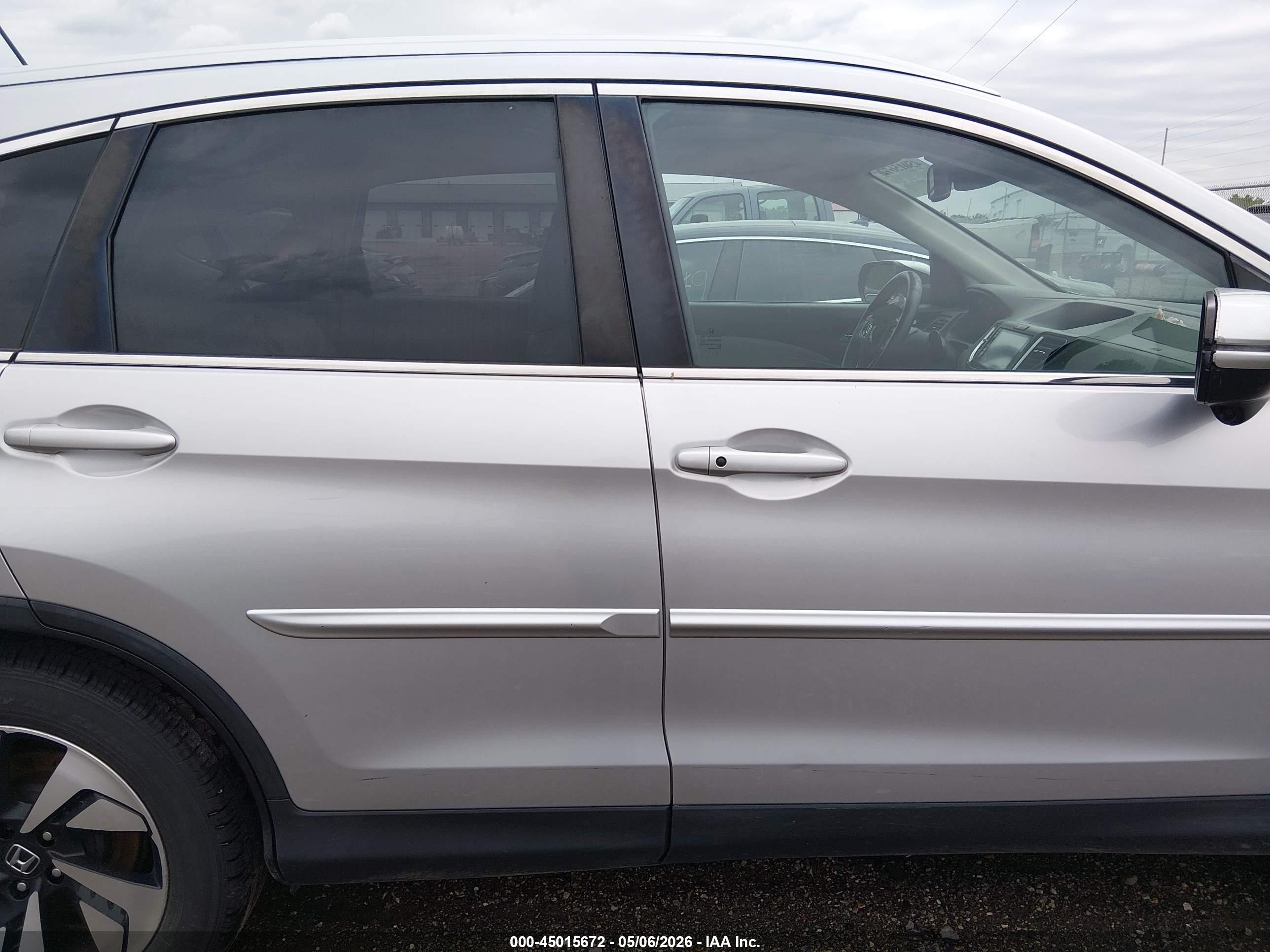 2016 Honda Cr-v Touring Серебряный vin: 5J6RM4H9XGL004405