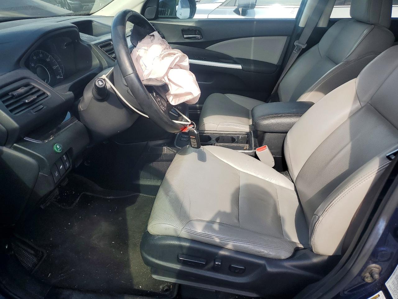 2016 Honda Cr-v Touring Blue vin: 5J6RM4H9XGL016862