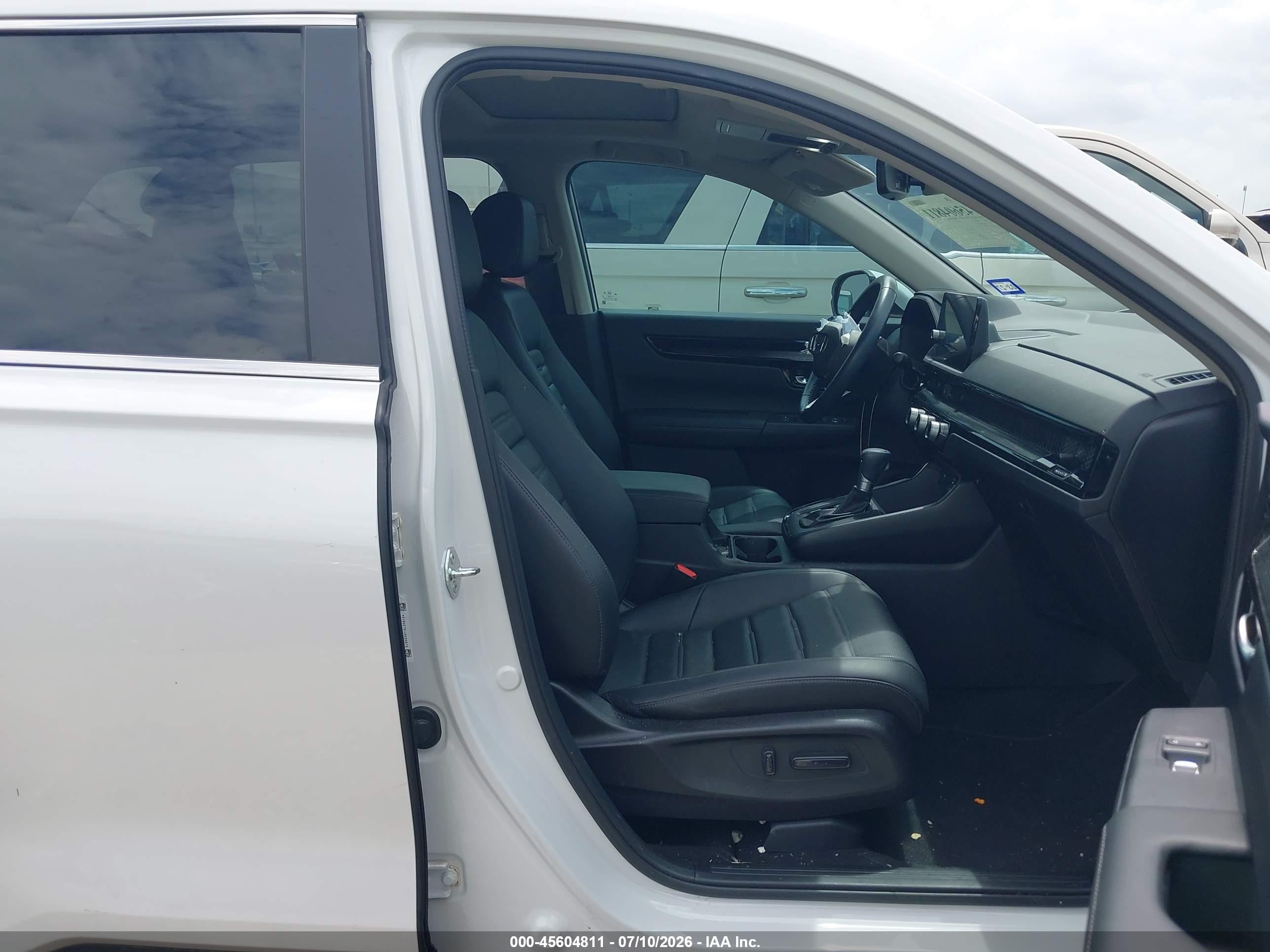 2025 Honda Cr-v Ex-l 2wd White vin: 5J6RS3H71SL008124