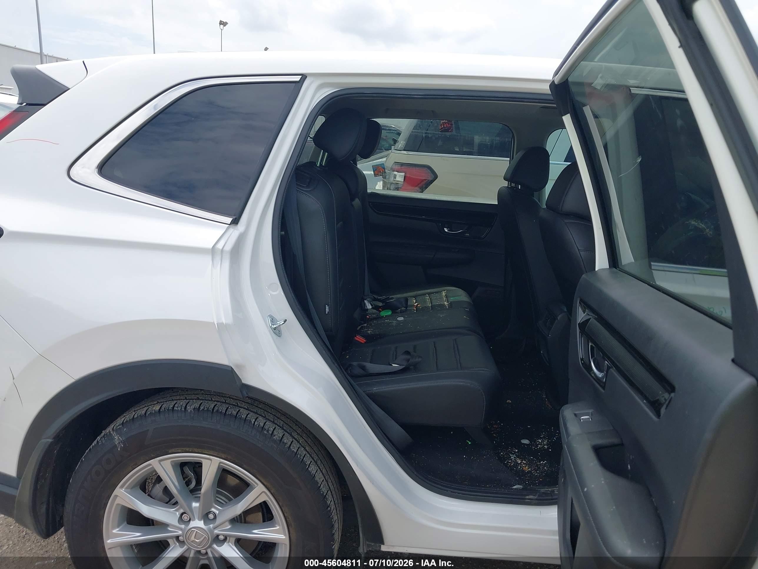 2025 Honda Cr-v Ex-l 2wd White vin: 5J6RS3H71SL008124