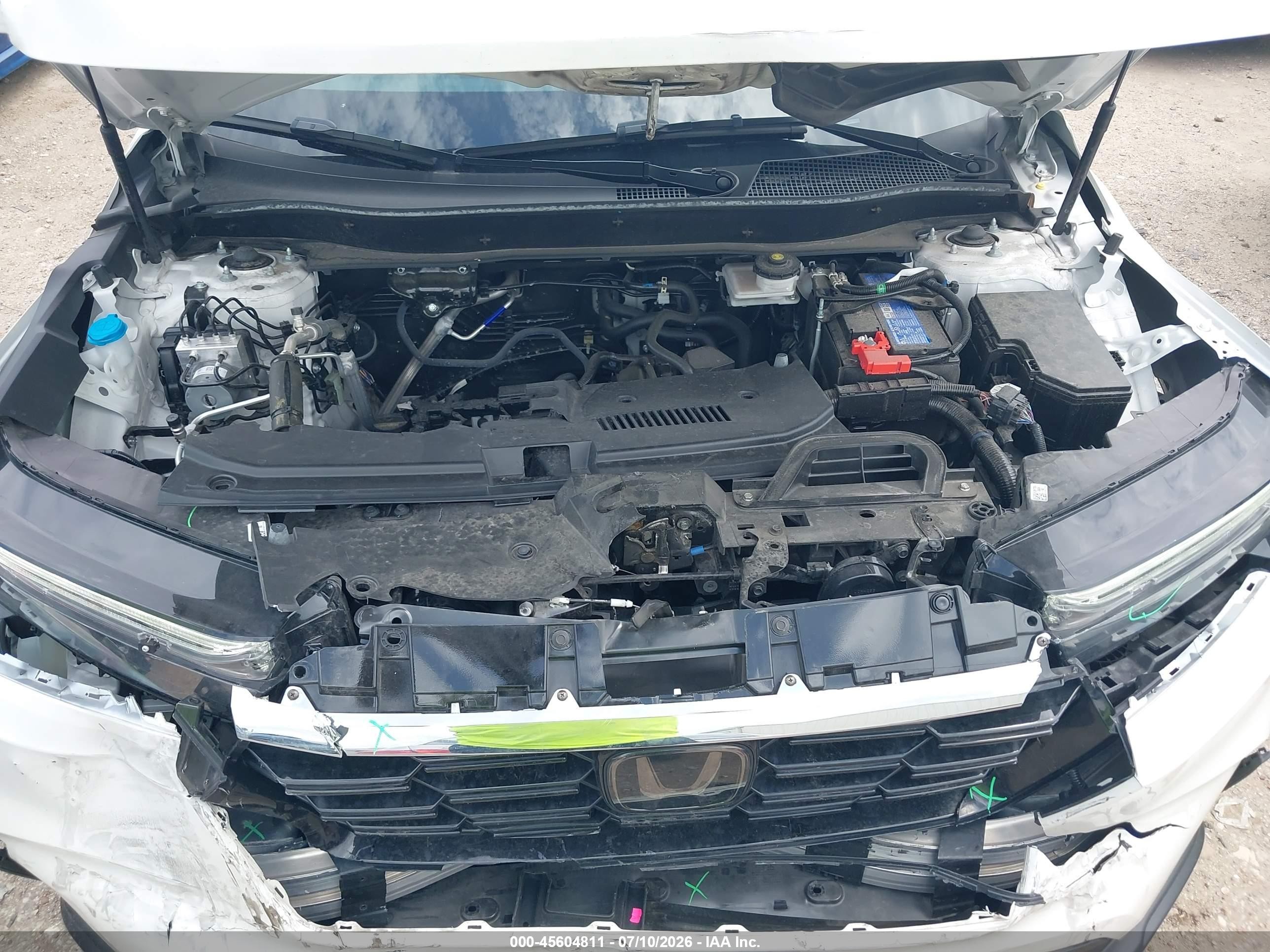 2025 Honda Cr-v Ex-l 2wd White vin: 5J6RS3H71SL008124