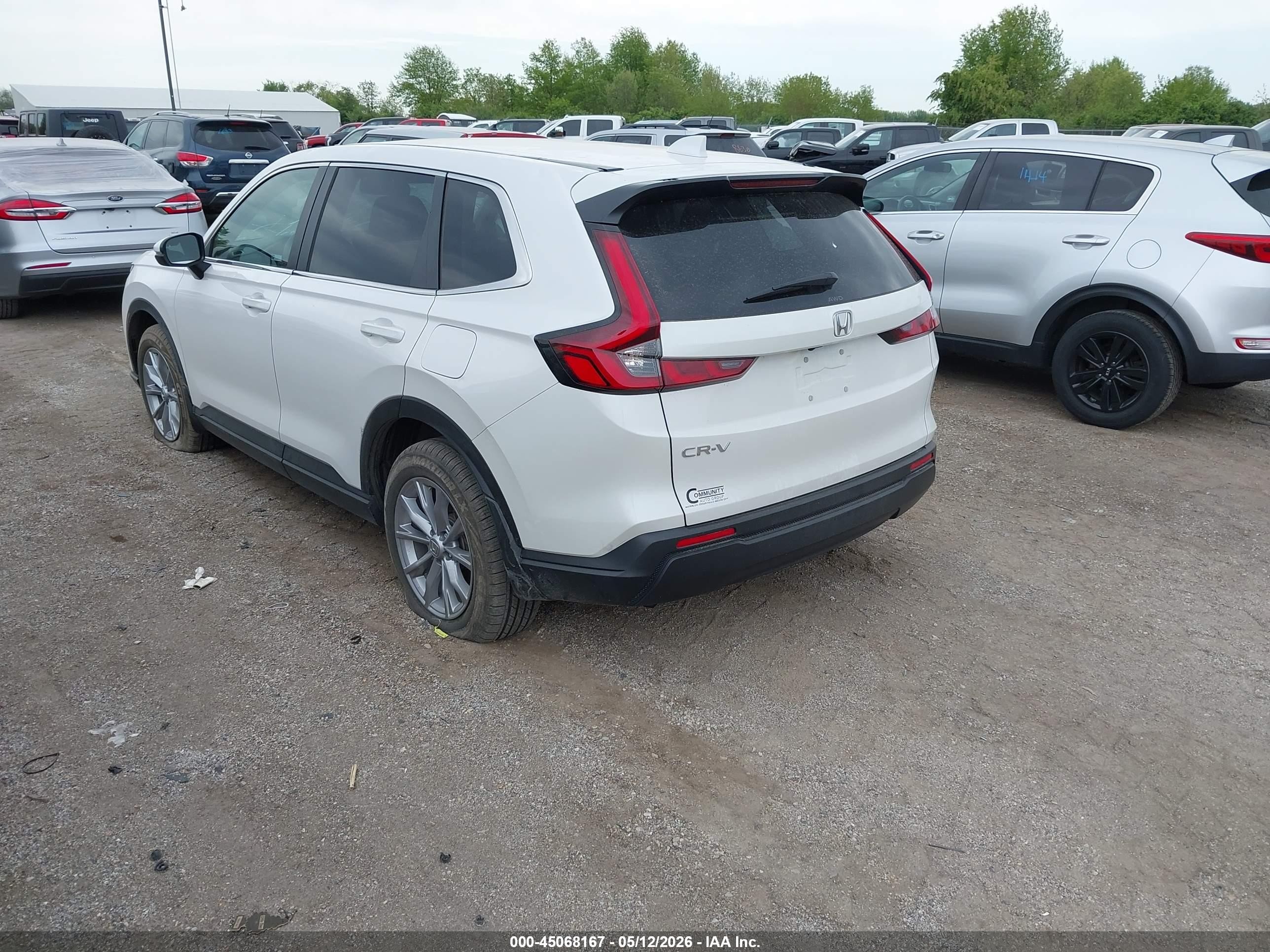 2024 Honda Cr-v Ex Awd White vin: 5J6RS4H41RL000482