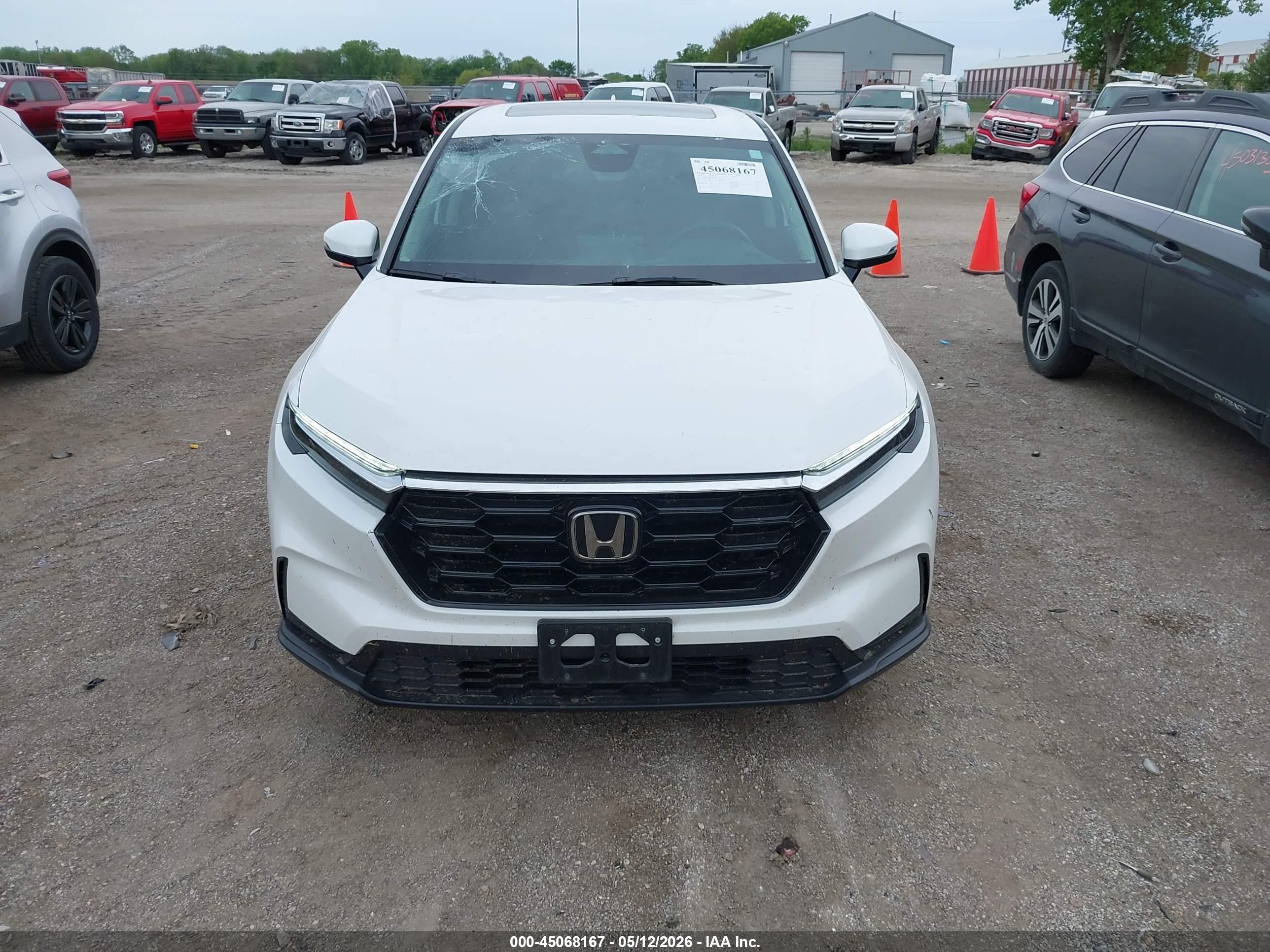 2024 Honda Cr-v Ex Awd White vin: 5J6RS4H41RL000482