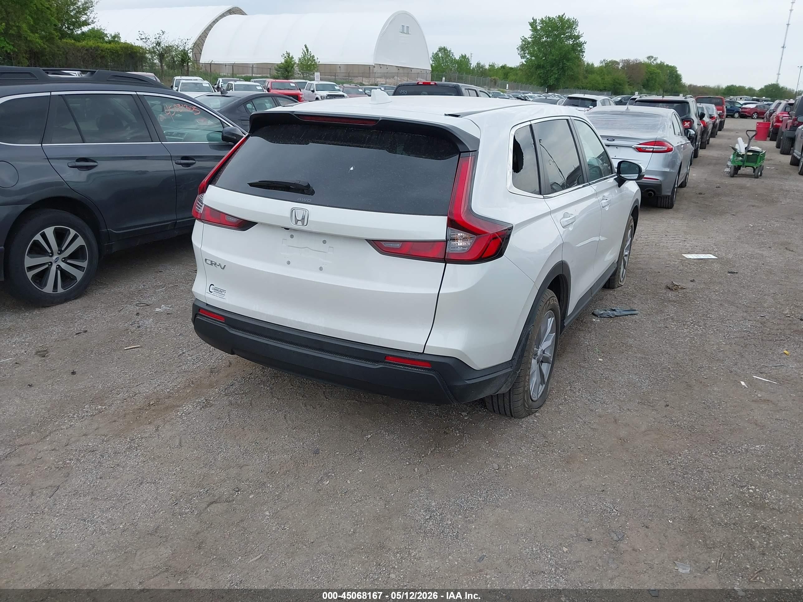 2024 Honda Cr-v Ex Awd White vin: 5J6RS4H41RL000482