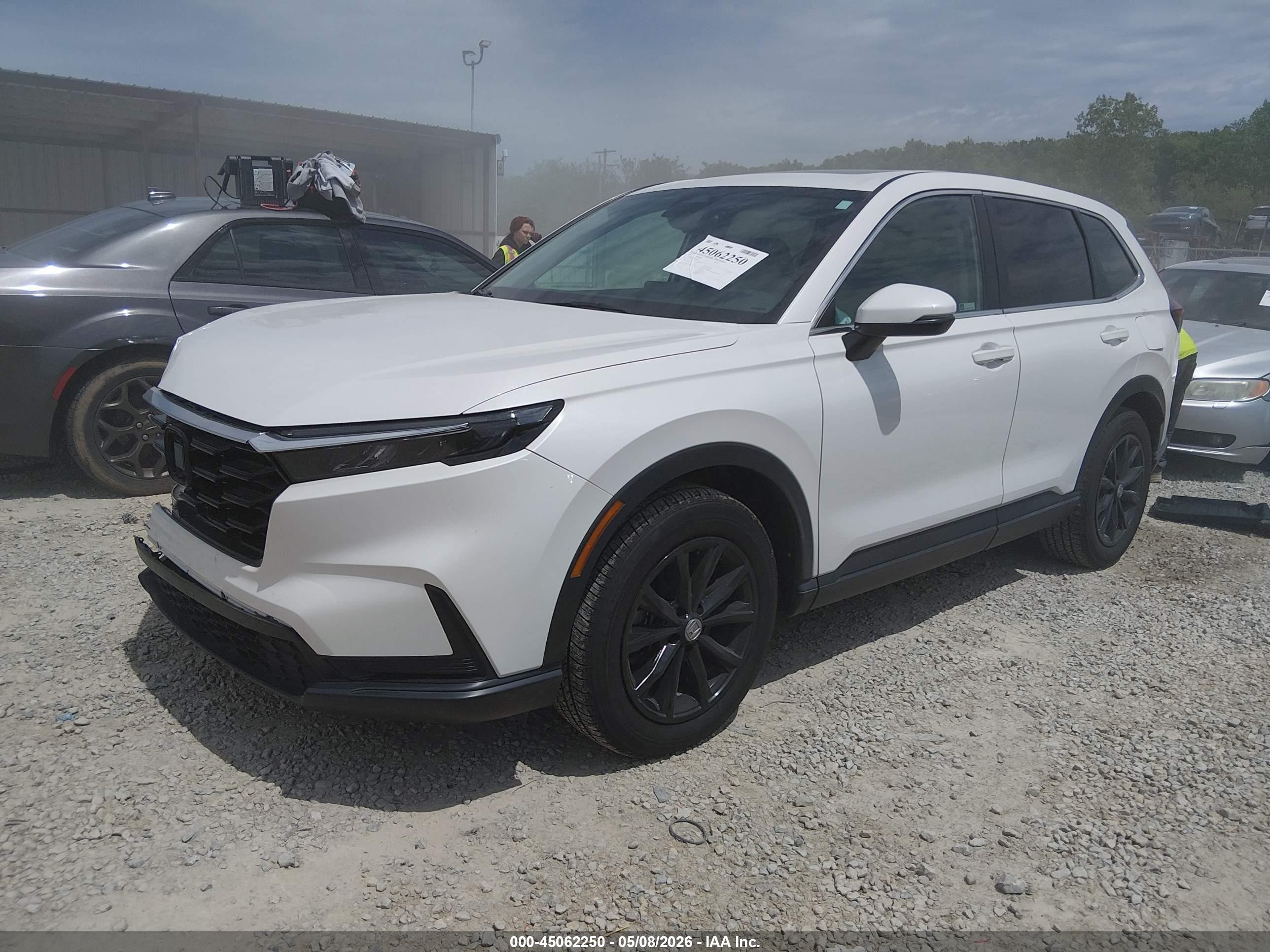2023 Honda Cr-v Ex Awd White vin: 5J6RS4H47PL003495