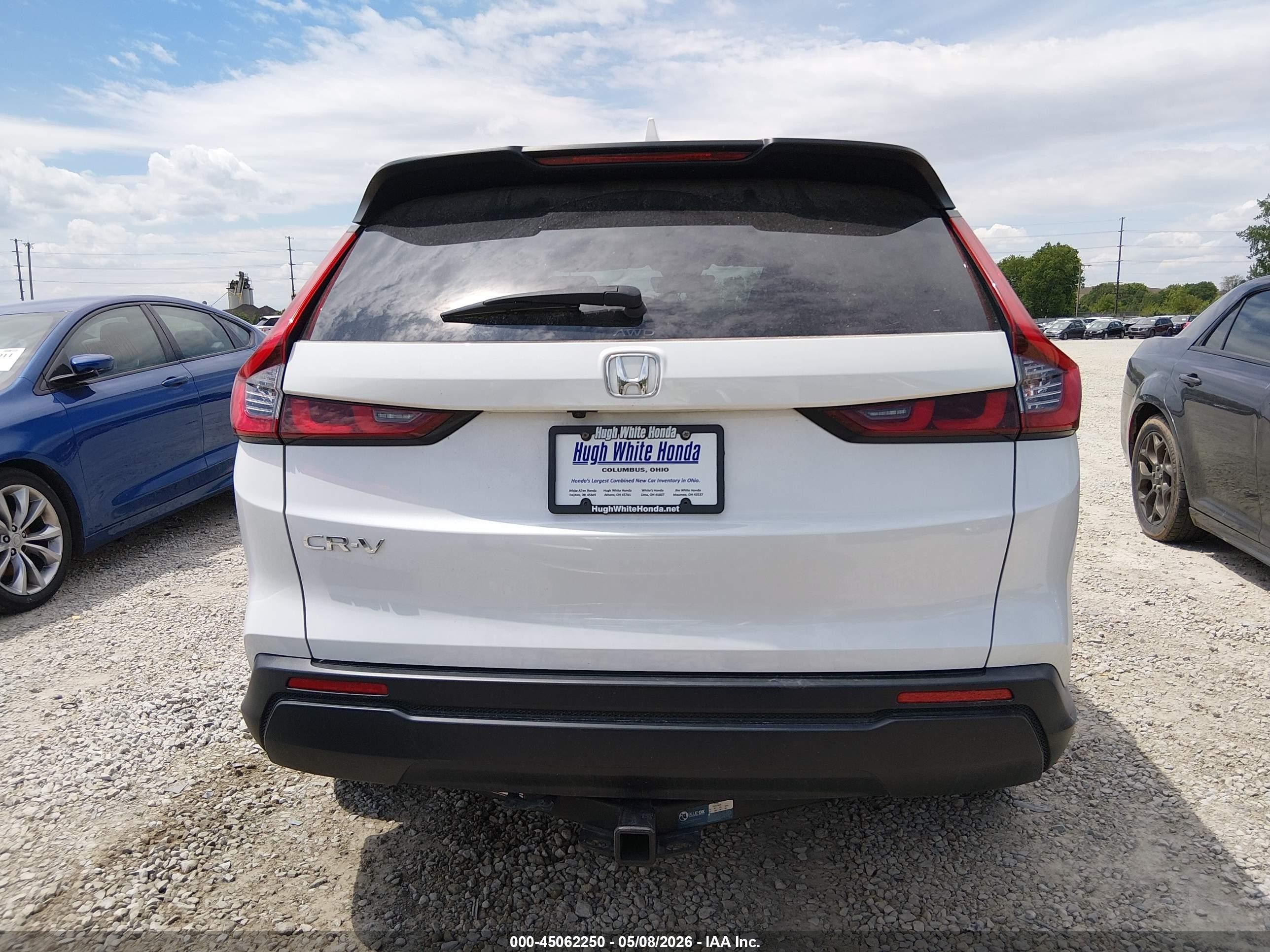 2023 Honda Cr-v Ex Awd White vin: 5J6RS4H47PL003495