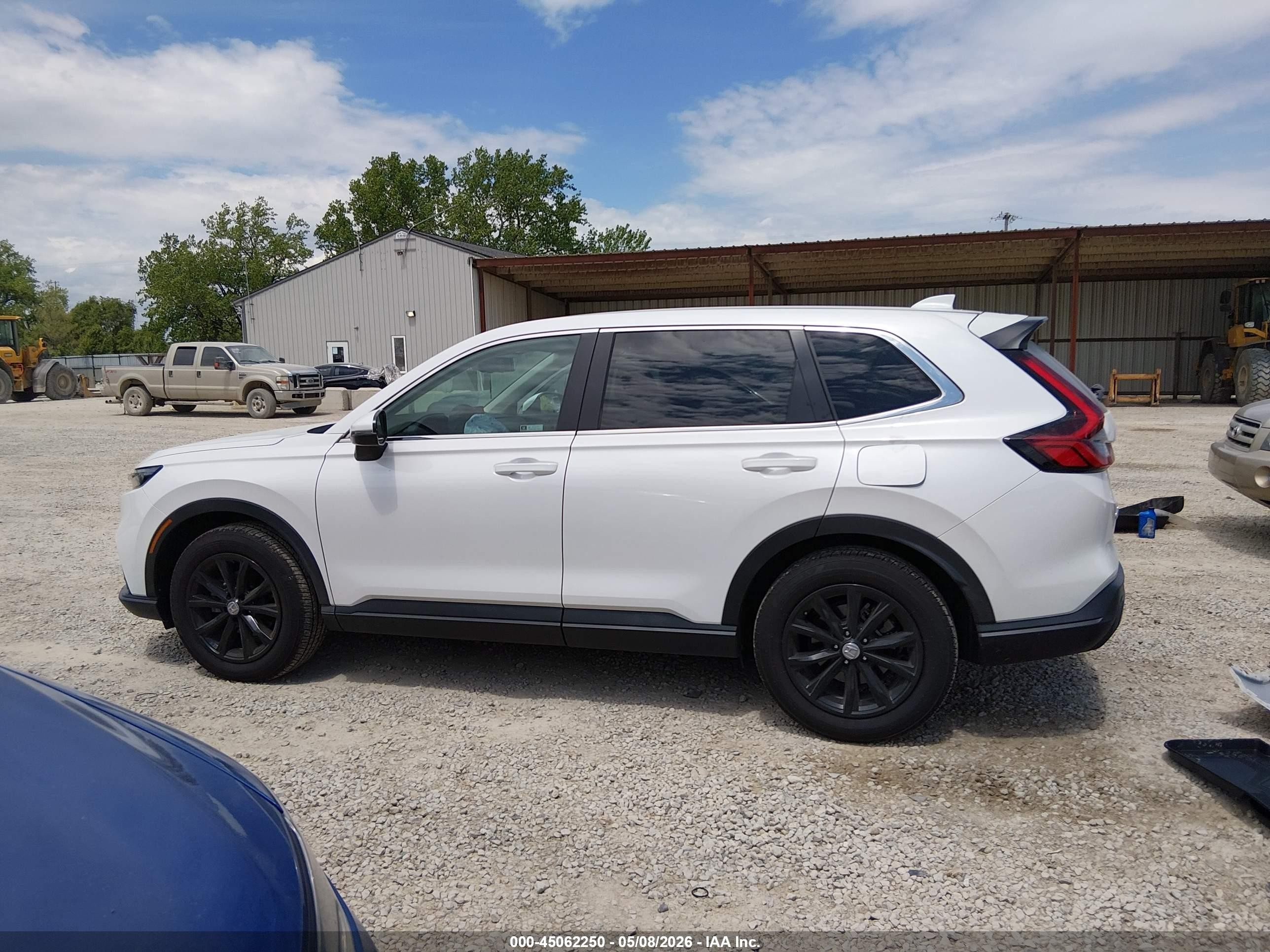 2023 Honda Cr-v Ex Awd White vin: 5J6RS4H47PL003495
