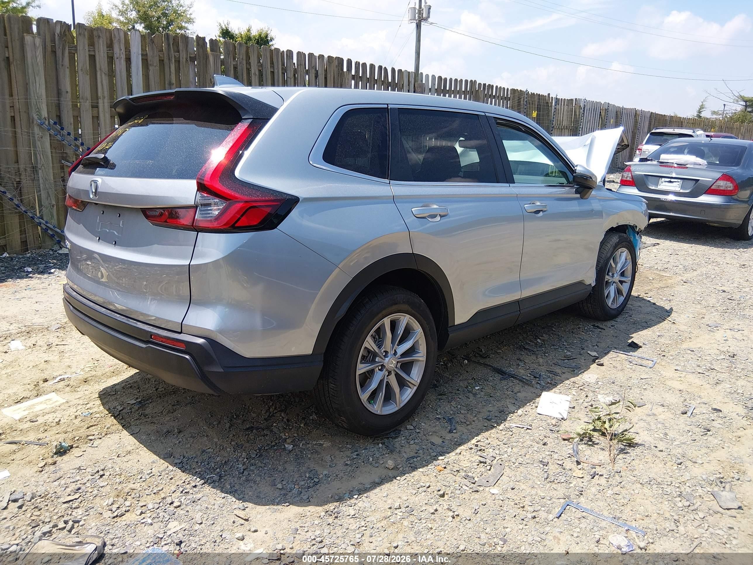 2025 Honda Cr-v Ex Awd Silver vin: 5J6RS4H48SL003417