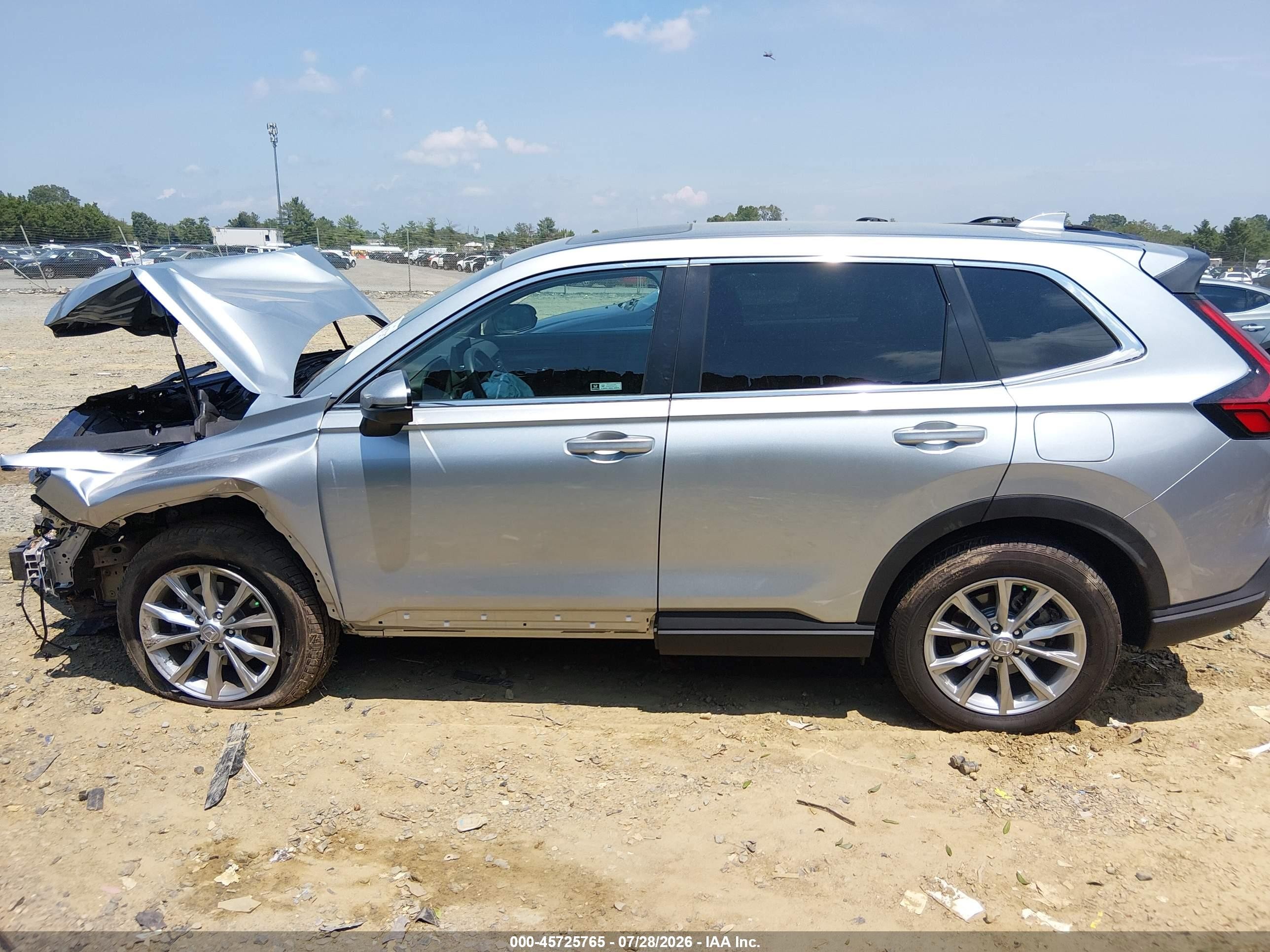 2025 Honda Cr-v Ex Awd Silver vin: 5J6RS4H48SL003417