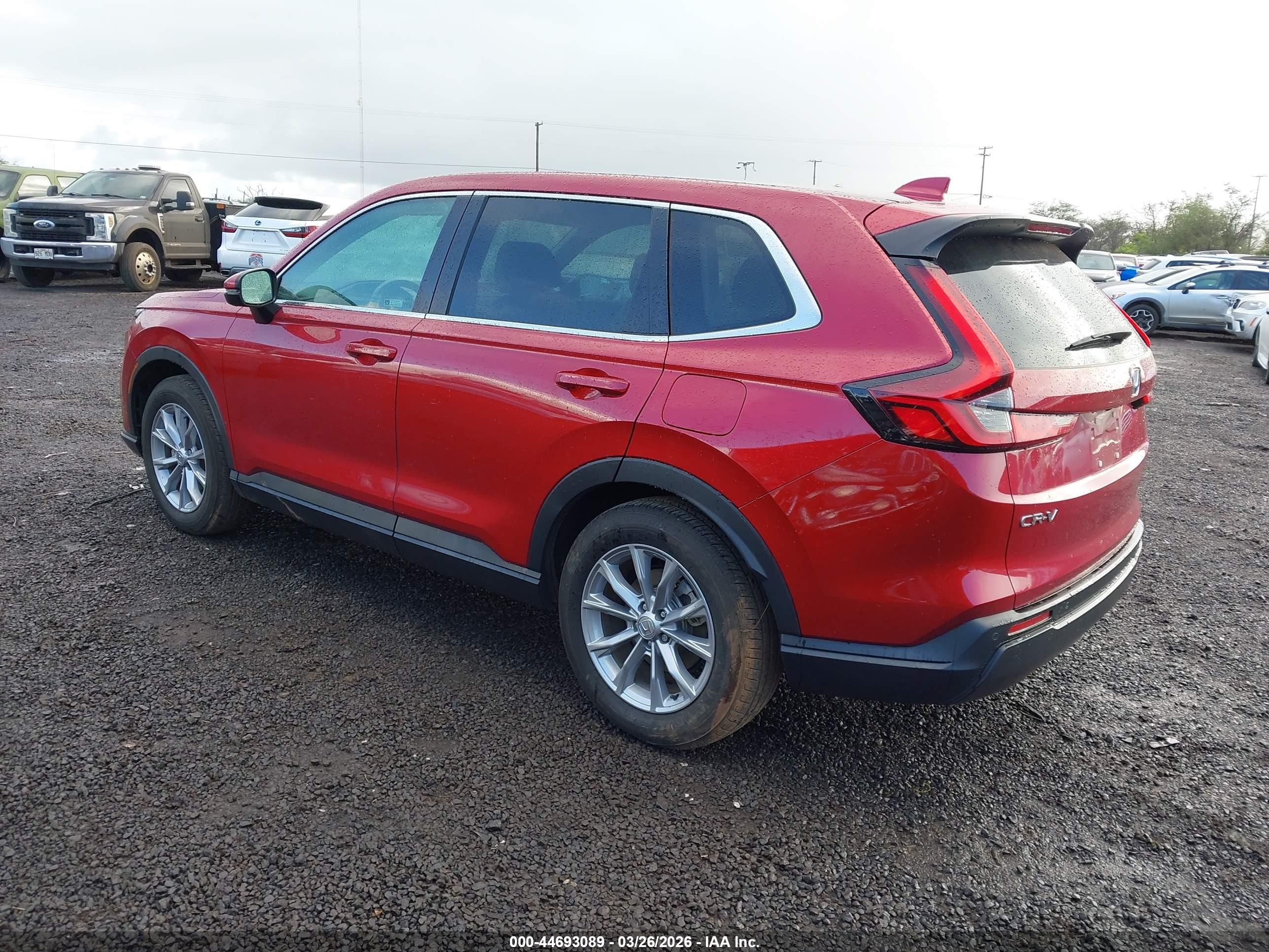 2023 Honda Cr-v Ex-l Awd Red vin: 5J6RS4H76PL002445