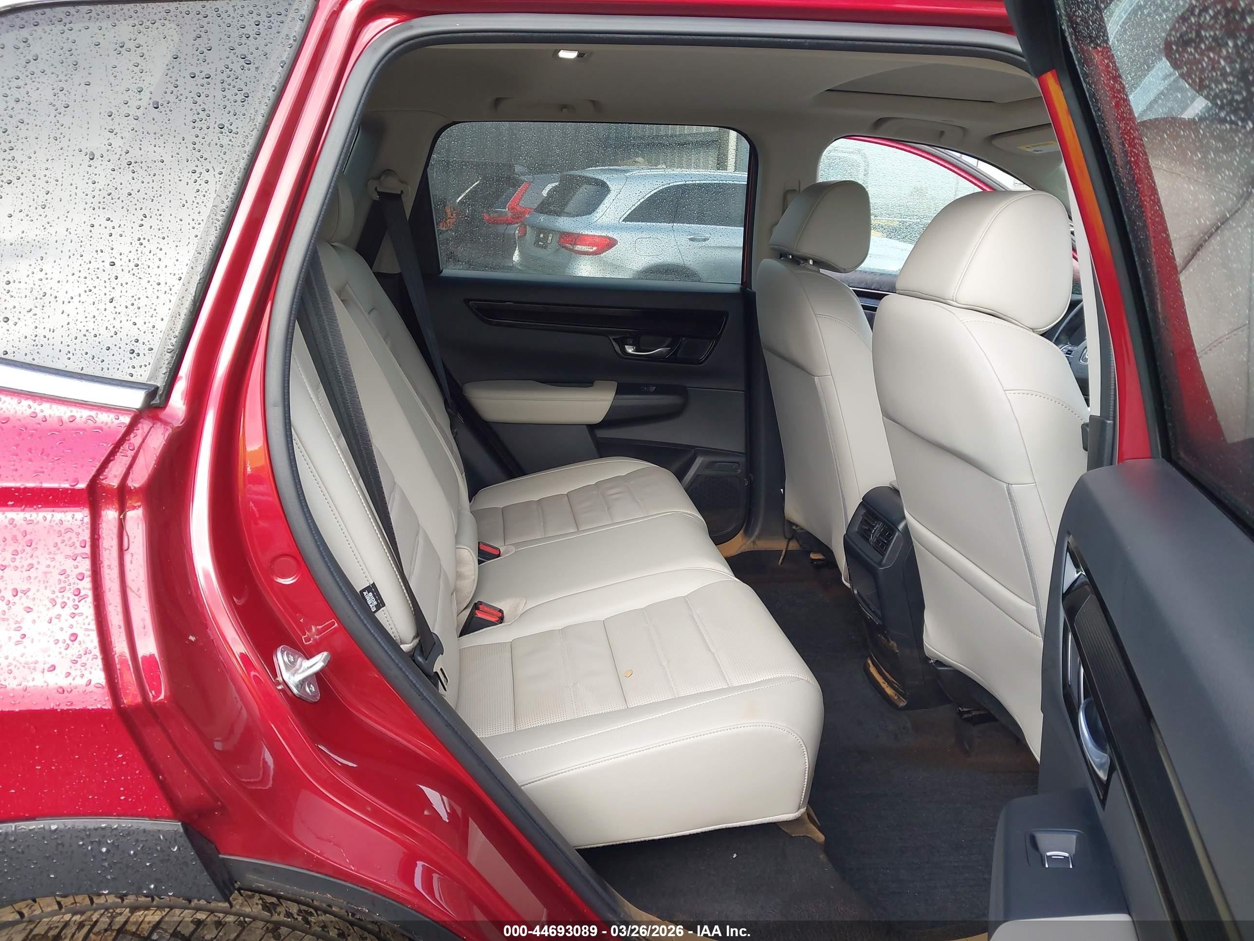 2023 Honda Cr-v Ex-l Awd Red vin: 5J6RS4H76PL002445