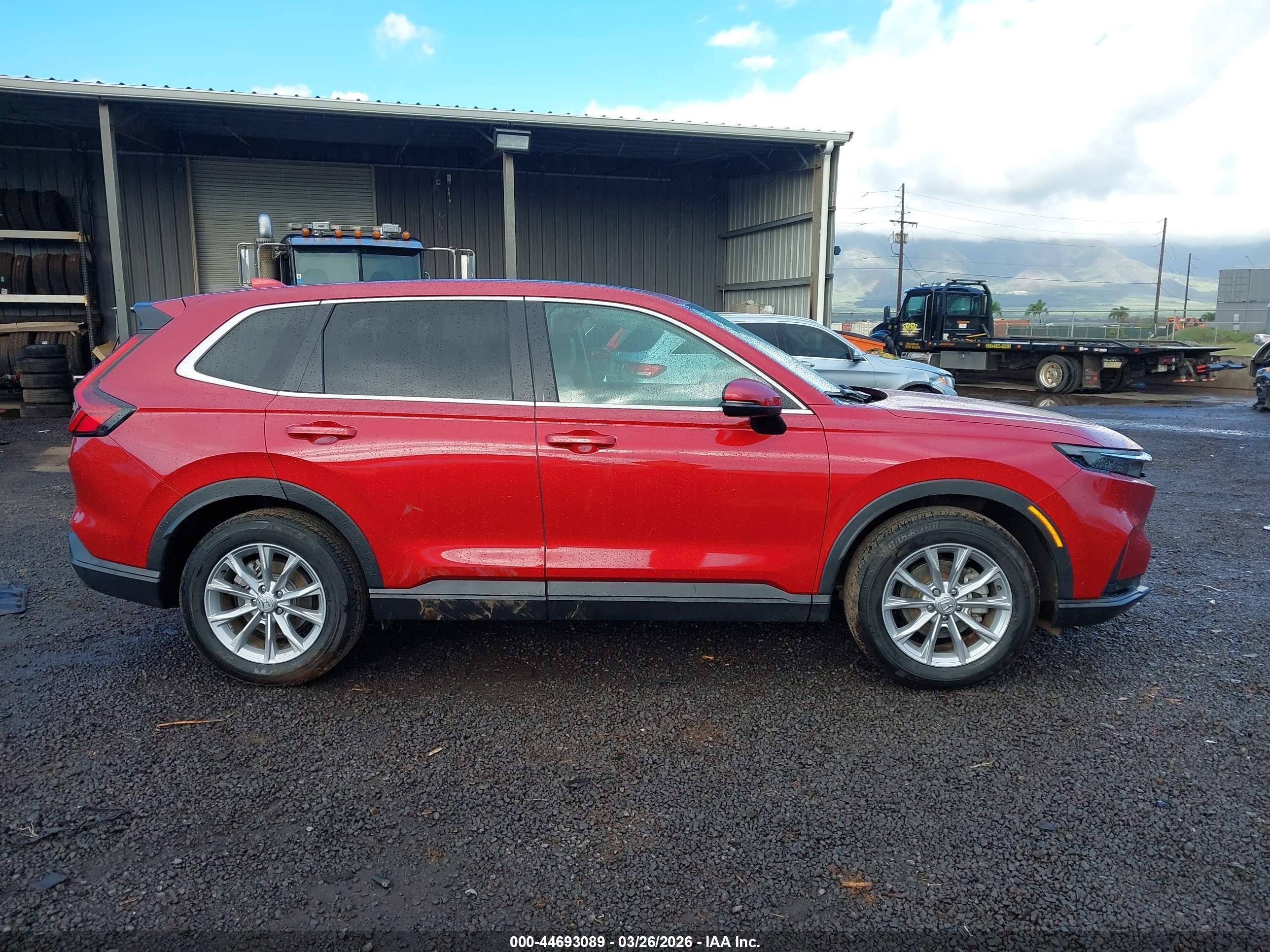 2023 Honda Cr-v Ex-l Awd Red vin: 5J6RS4H76PL002445