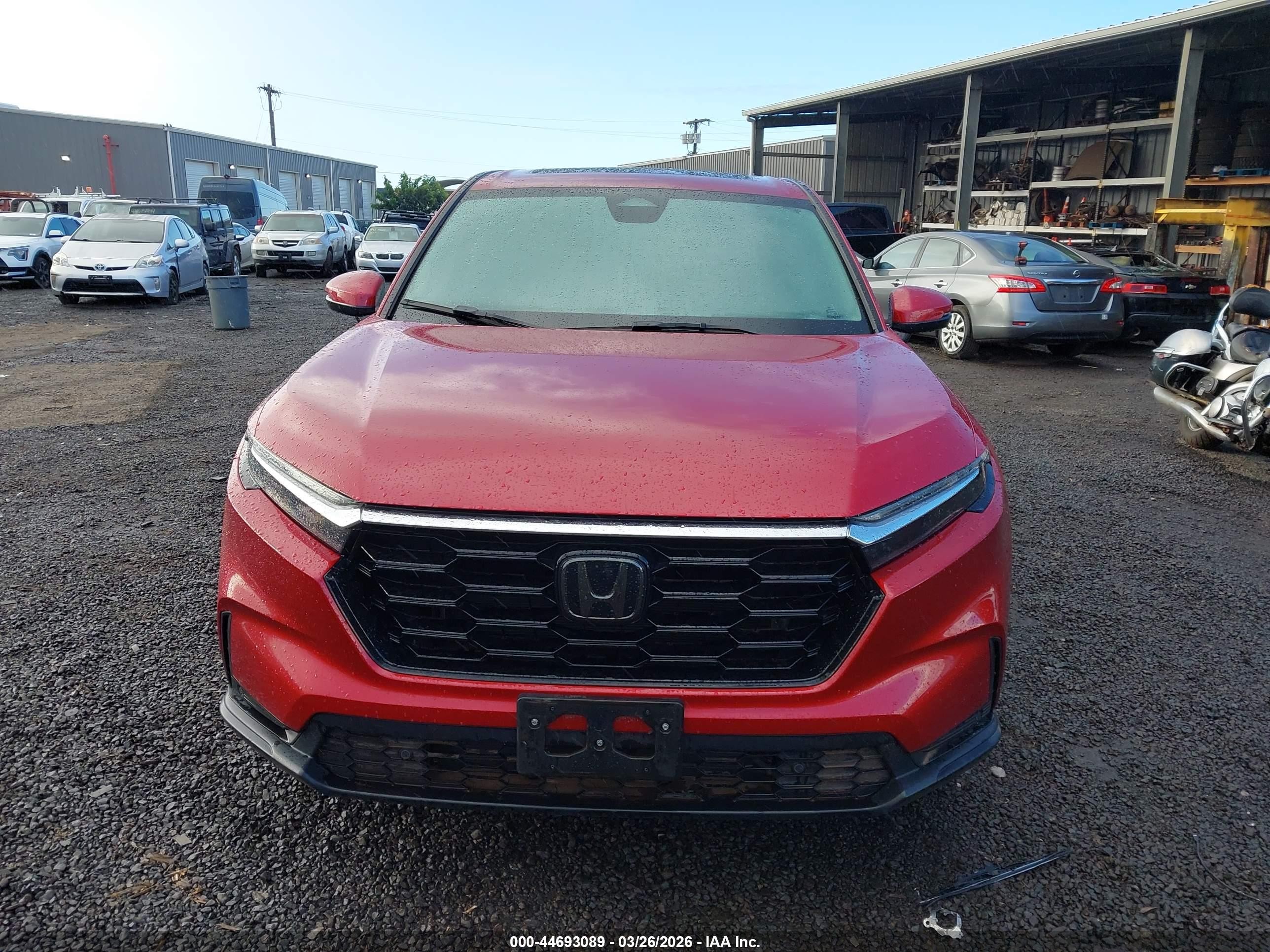 2023 Honda Cr-v Ex-l Awd Red vin: 5J6RS4H76PL002445