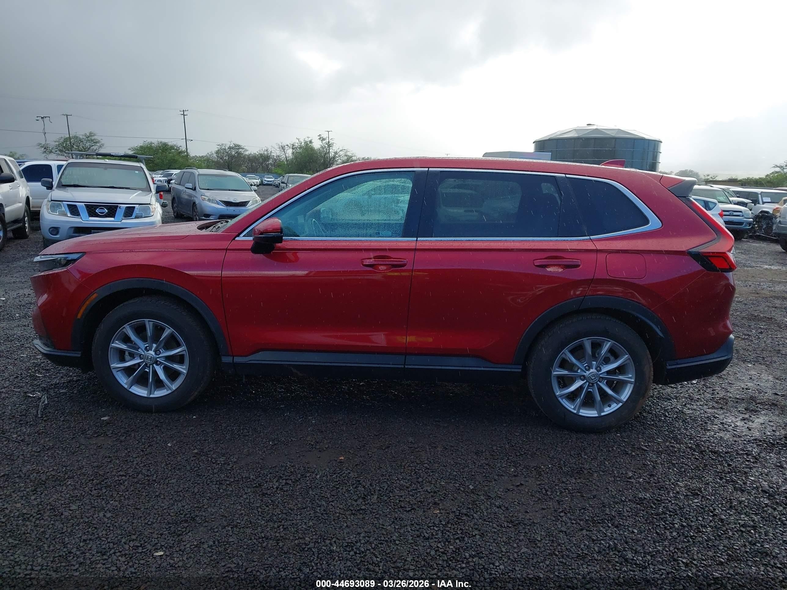 2023 Honda Cr-v Ex-l Awd Red vin: 5J6RS4H76PL002445