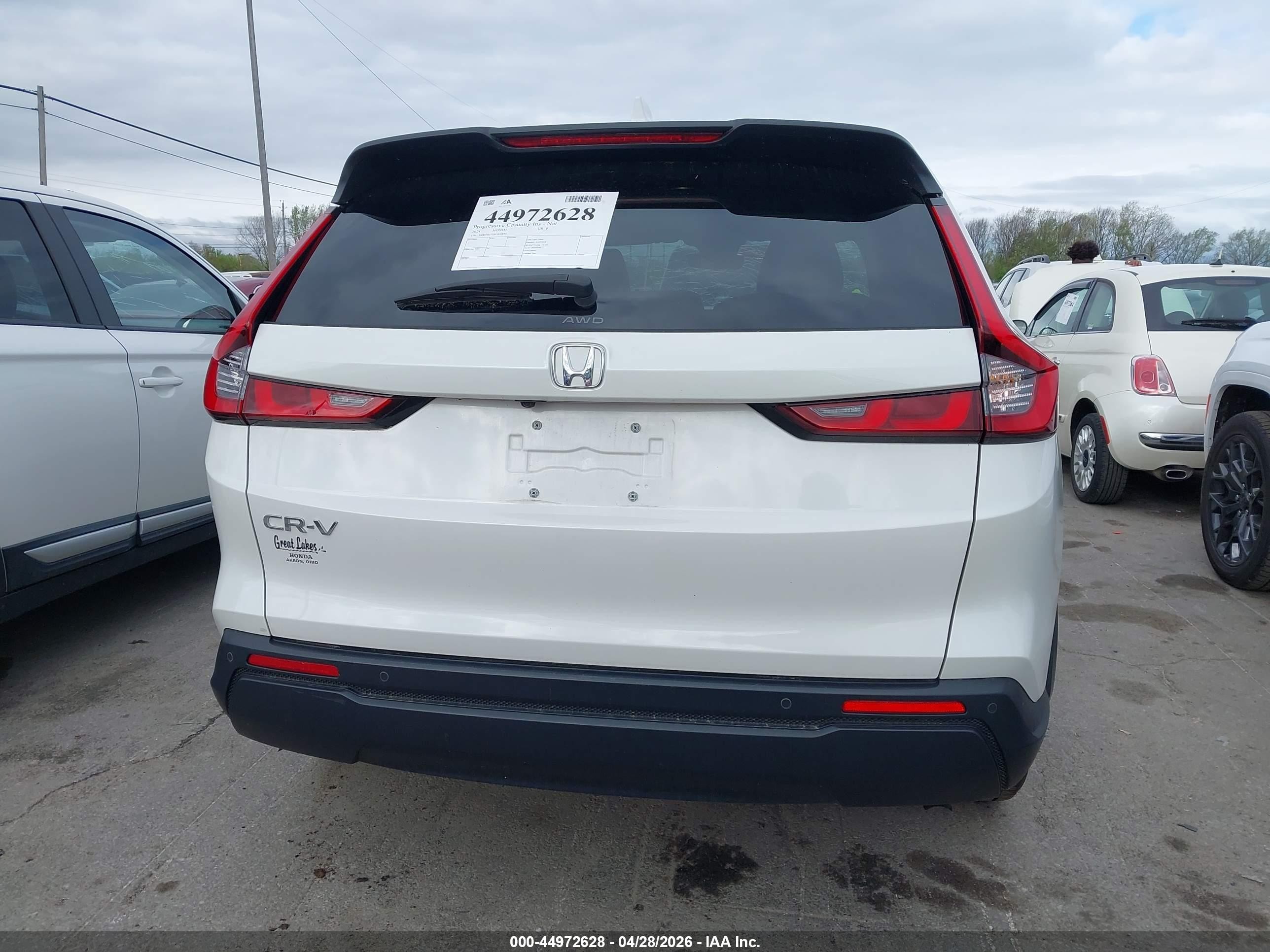 2024 Honda Cr-v Ex-l Awd Белый vin: 5J6RS4H77RL008872