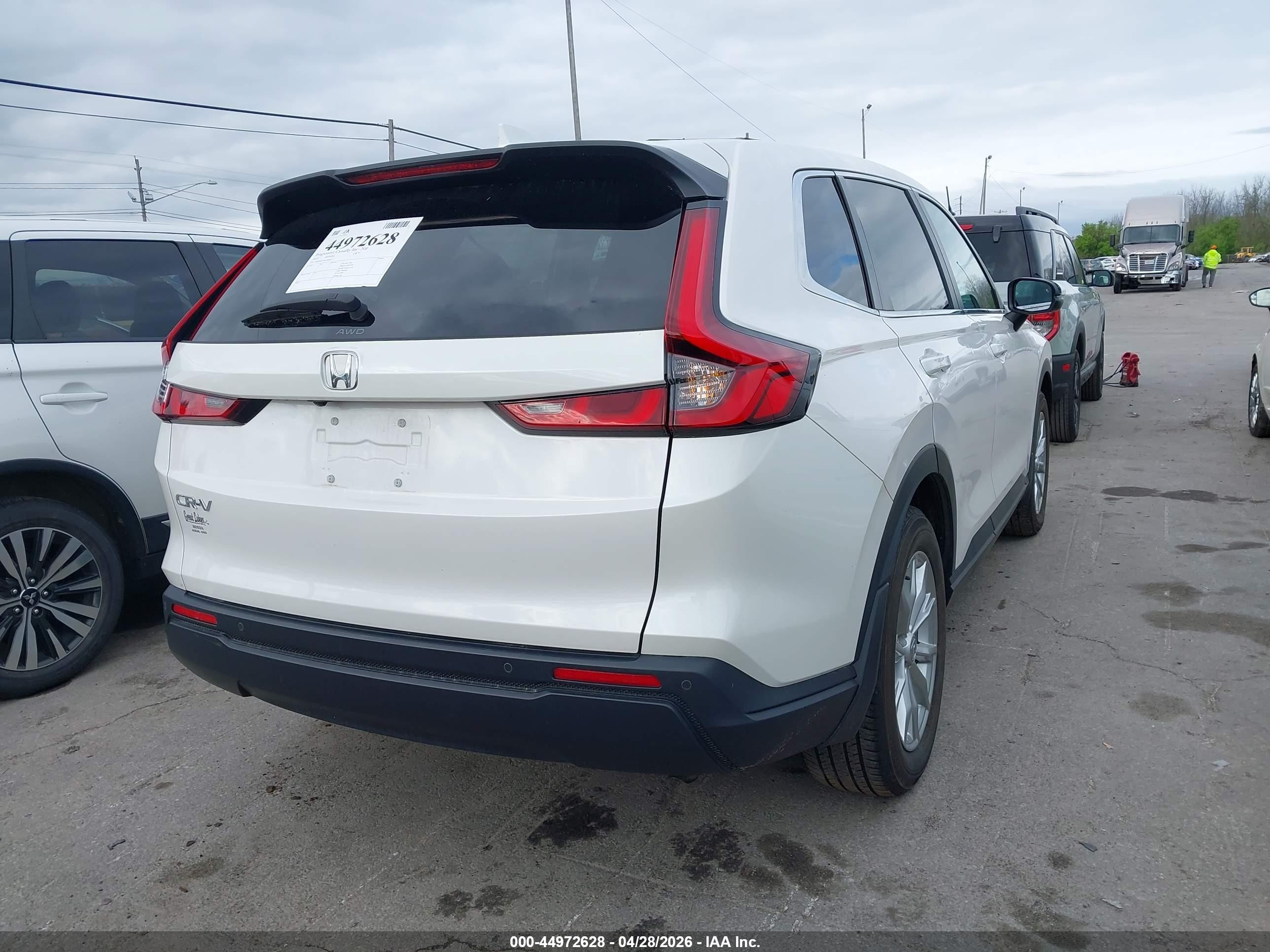 2024 Honda Cr-v Ex-l Awd Белый vin: 5J6RS4H77RL008872