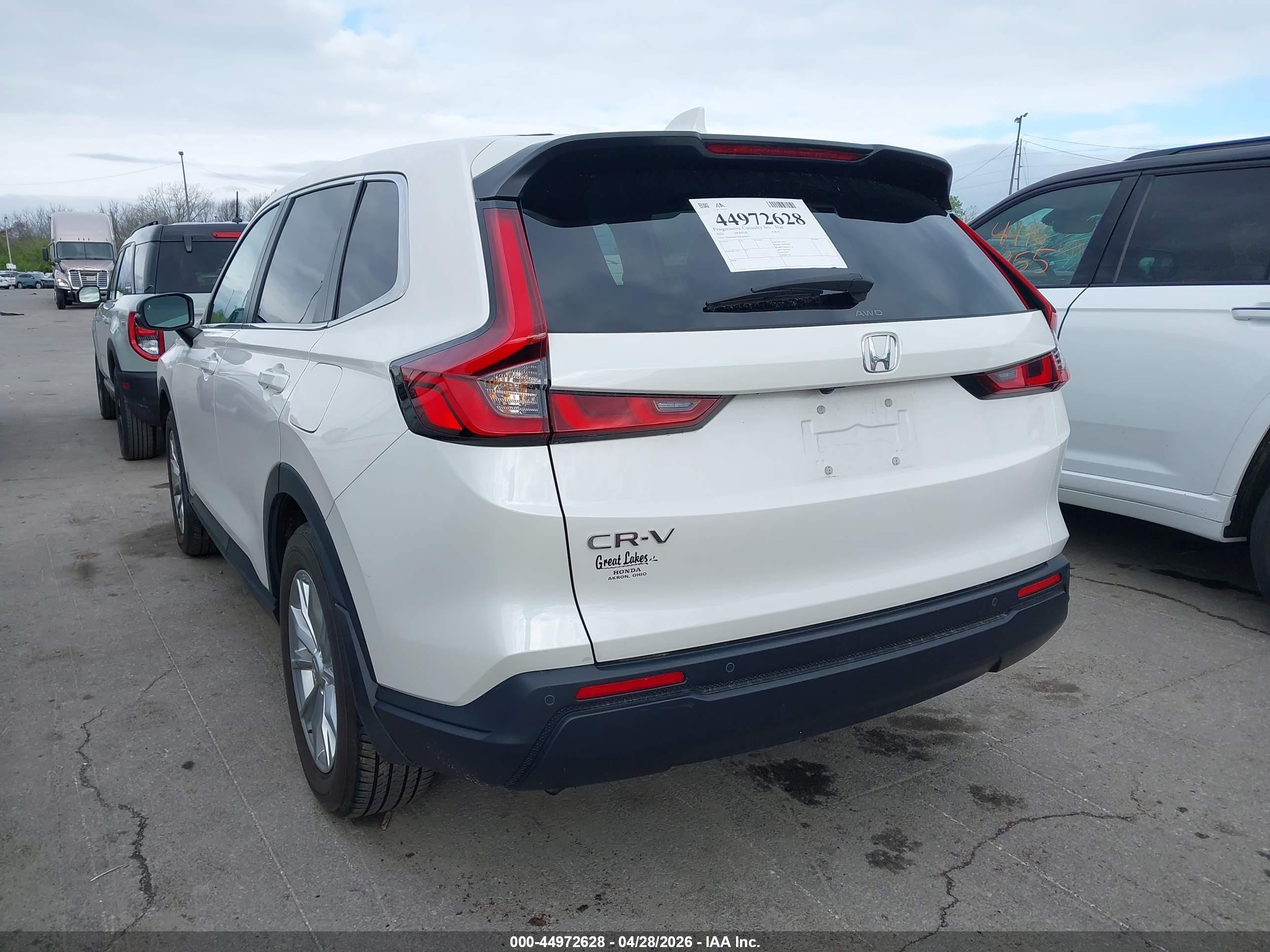 2024 Honda Cr-v Ex-l Awd Белый vin: 5J6RS4H77RL008872