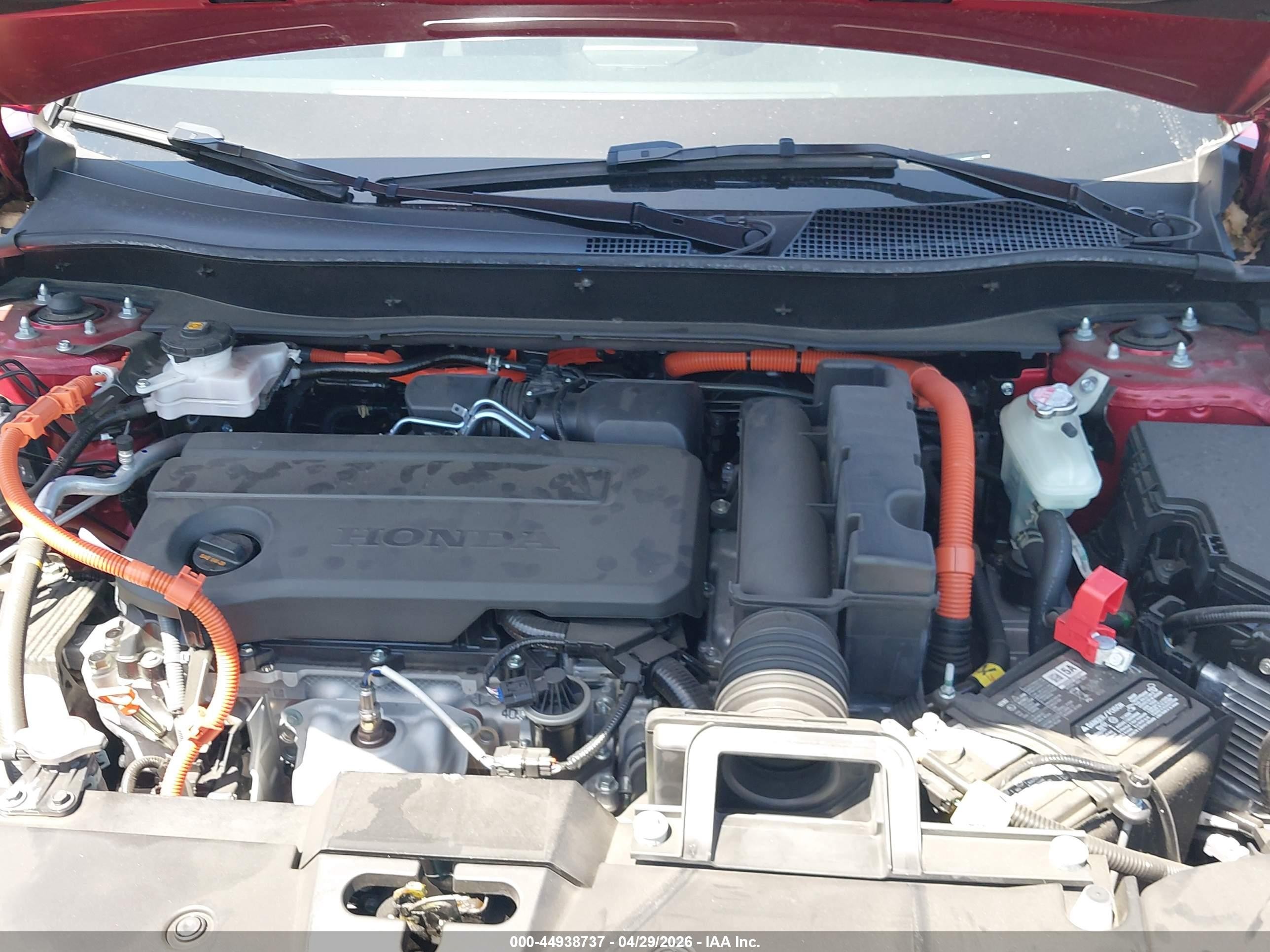 2025 Honda Cr-v Hybrid Sport-l Red vin: 5J6RS5H89SL009901