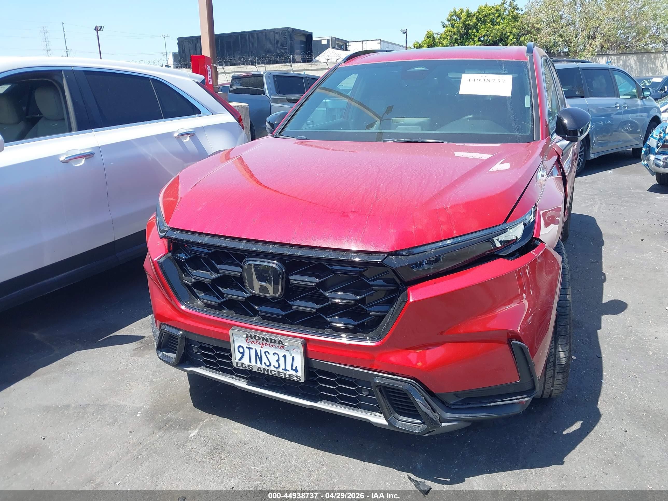 2025 Honda Cr-v Hybrid Sport-l Red vin: 5J6RS5H89SL009901