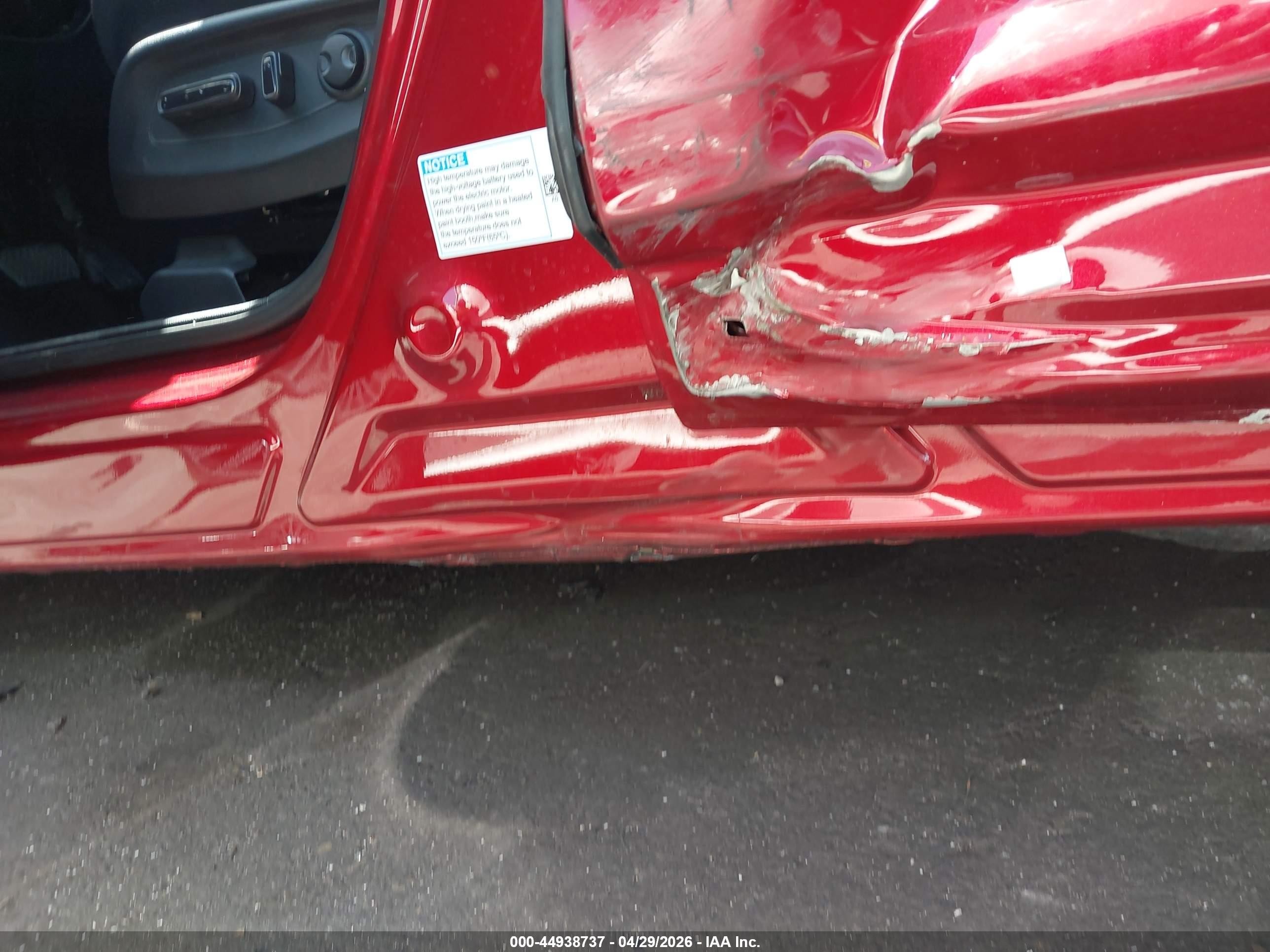 2025 Honda Cr-v Hybrid Sport-l Red vin: 5J6RS5H89SL009901